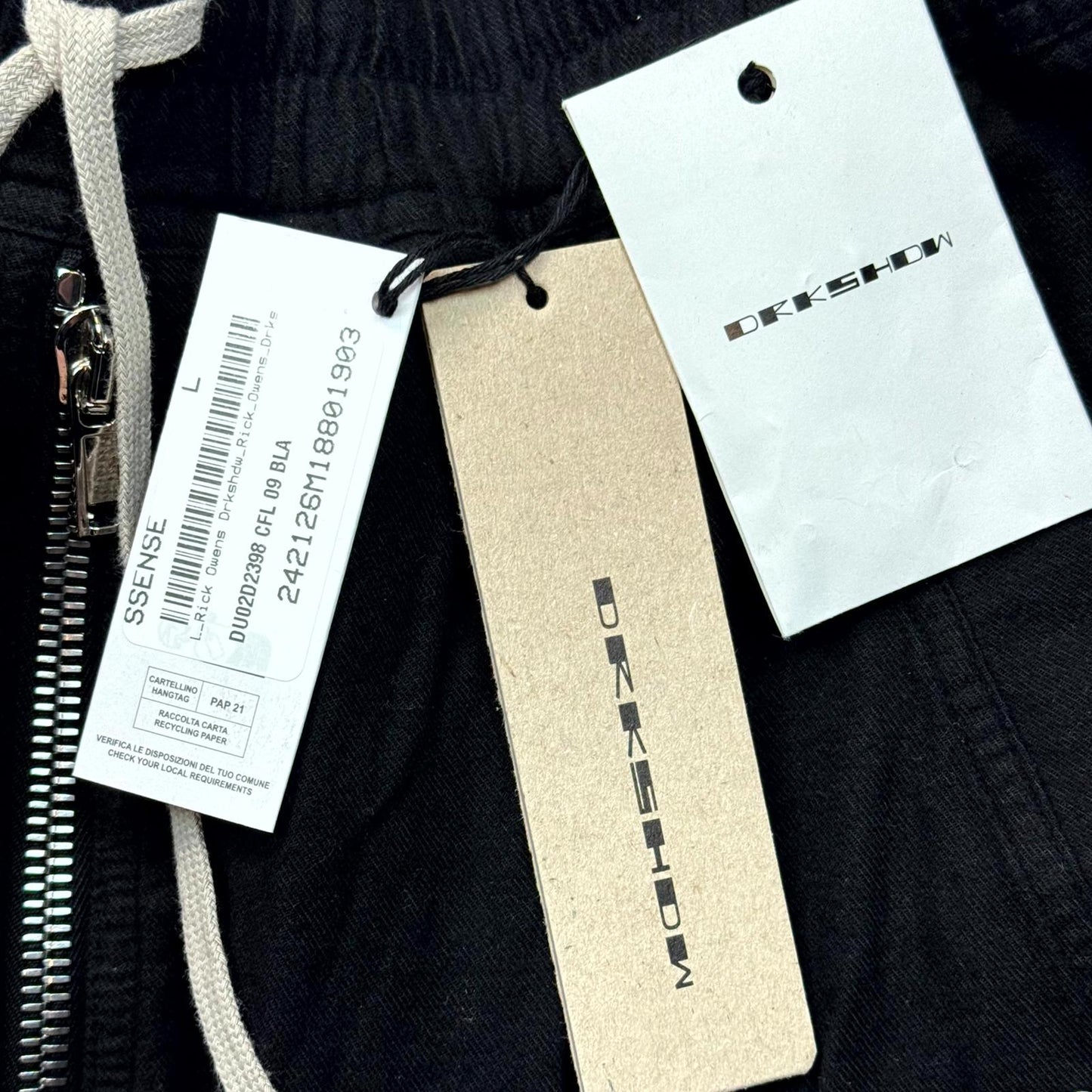 Rick Owens Bela Double Cargo Sweatpants