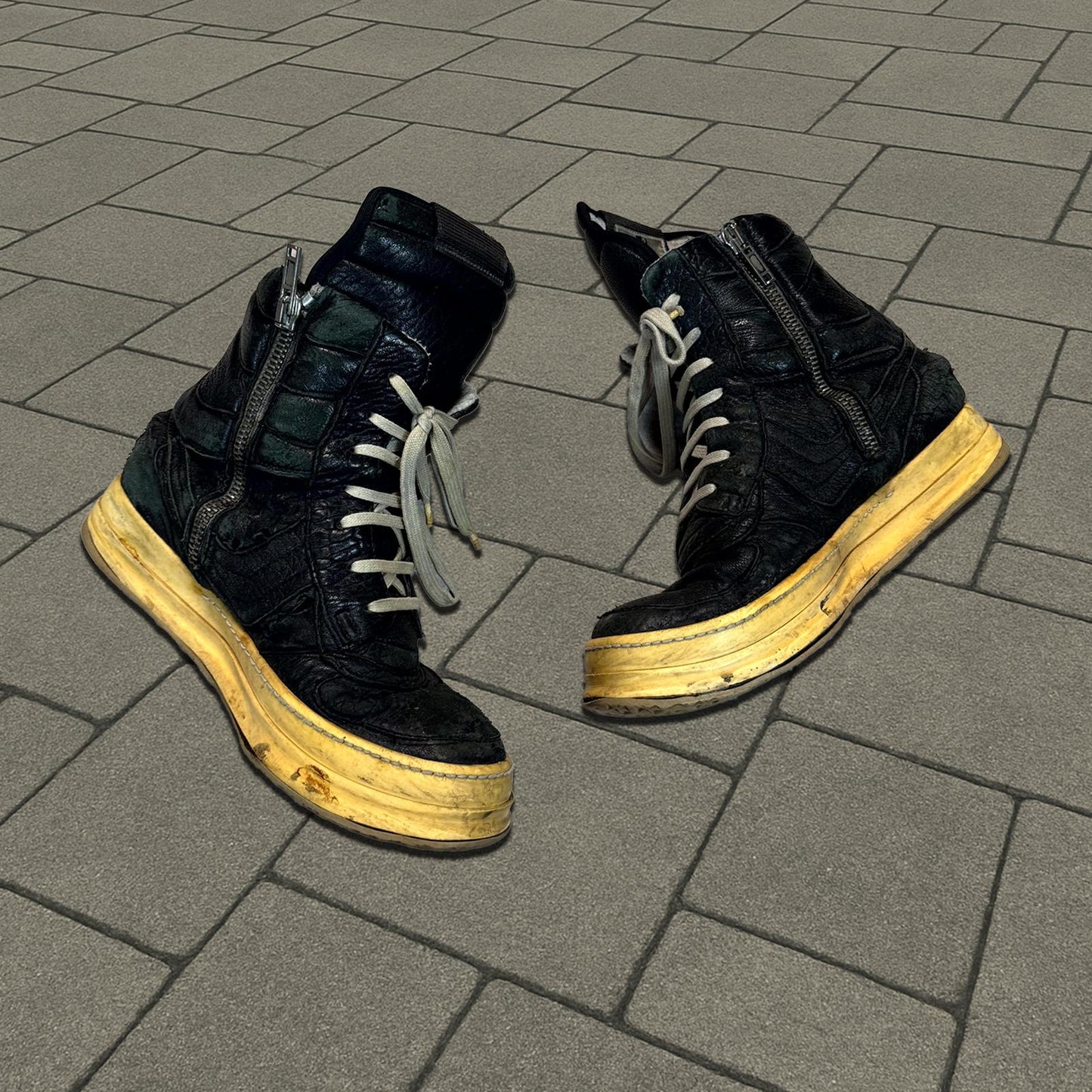 AW06 Rick Owens Pigskin Dunks