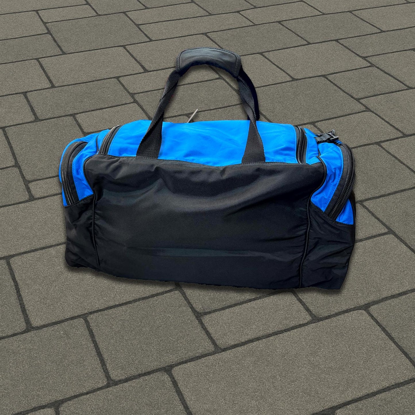 Balenciaga Adidas Trefoil Blue Canvas Duffel Bag