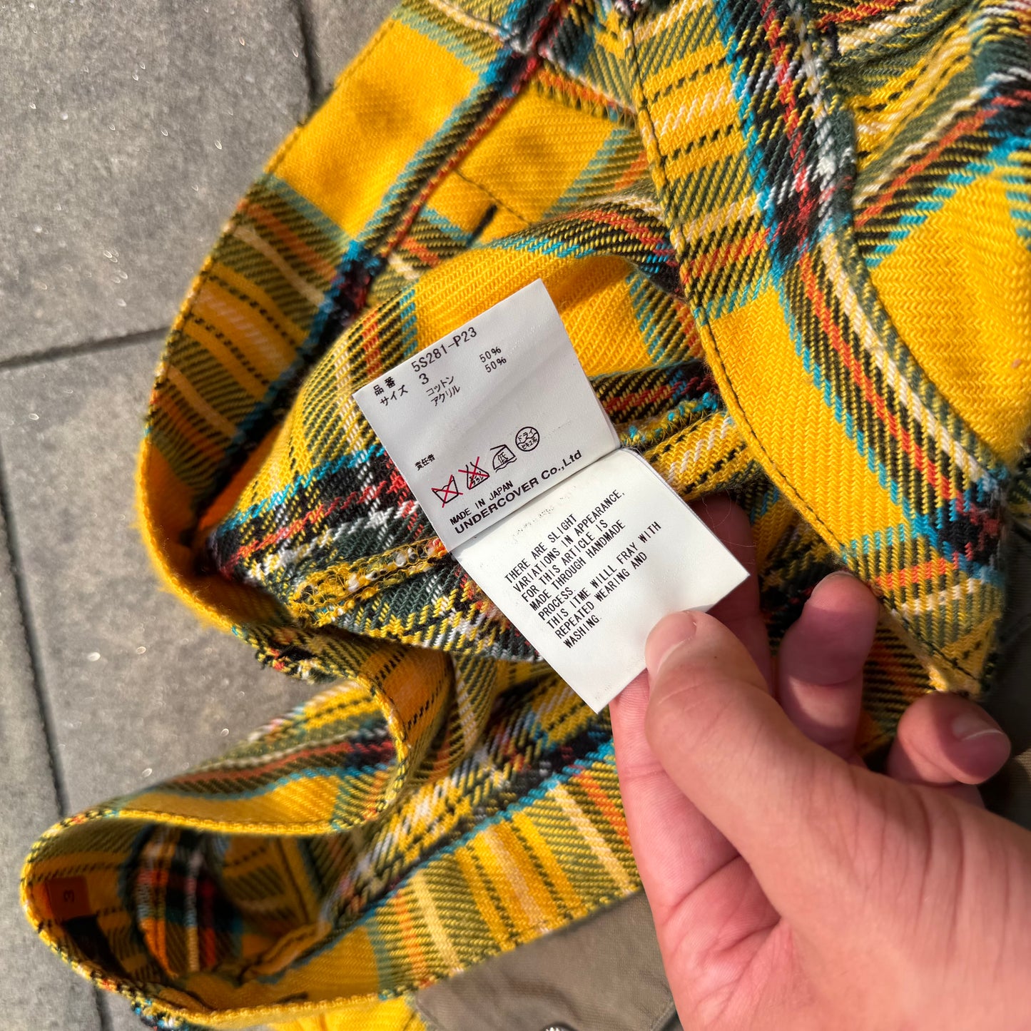 SS05 Undercover Tartan Pants