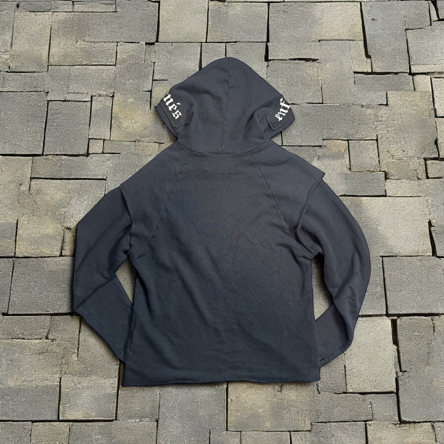 SS17 Enfants Riches Déprimés Runway Gothic Font Layered Hoodie