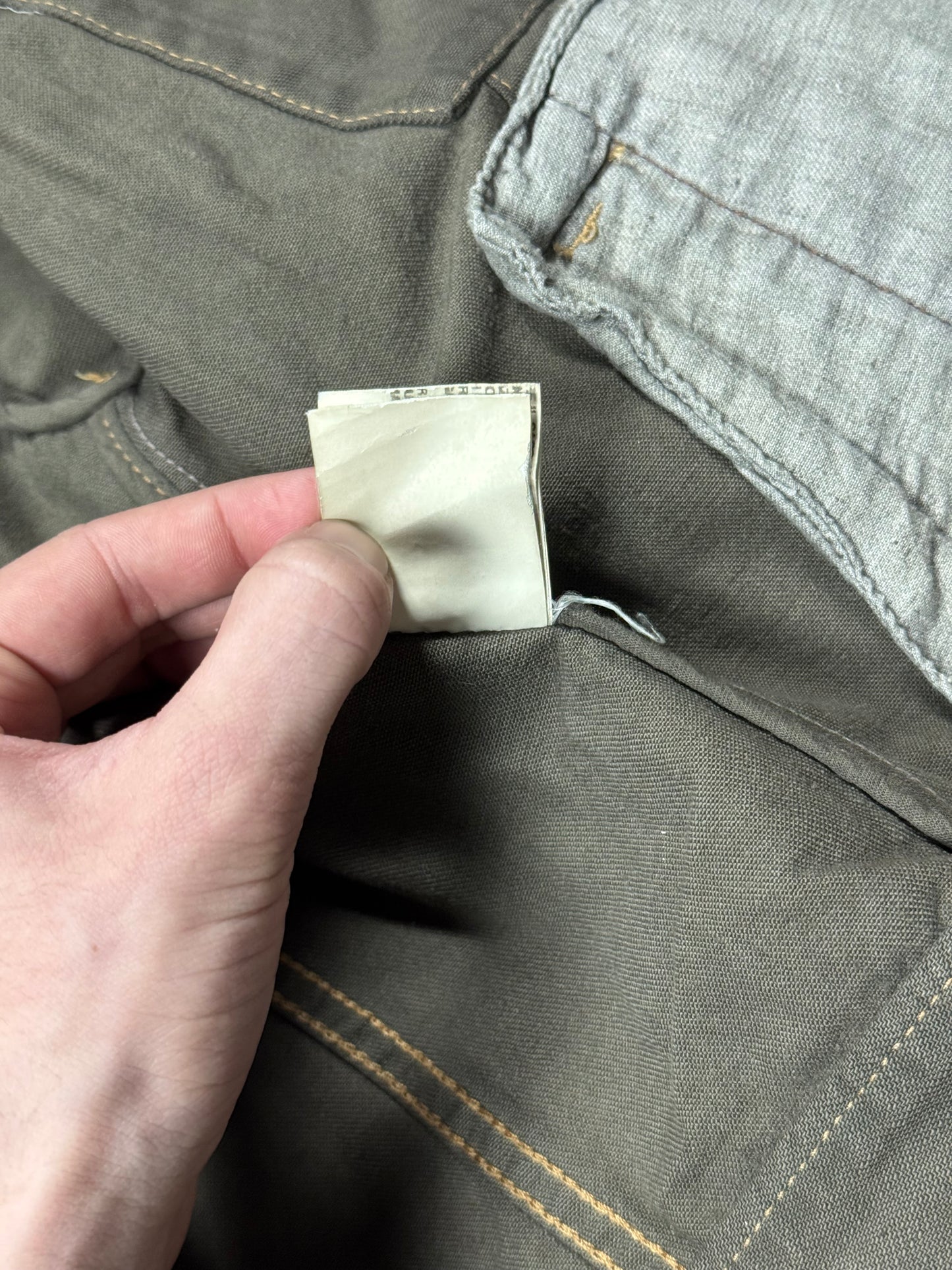 FW06 Rick Owens “Dustulator” Mudwash Denim Jacket
