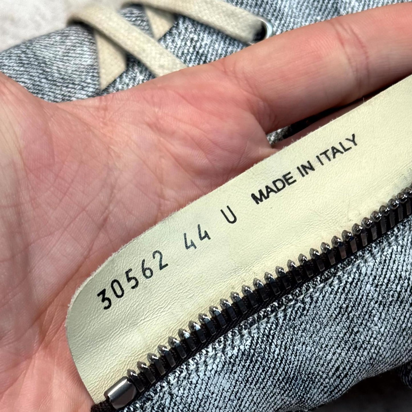 Rick Owens Drkshdw Painted White Ramones