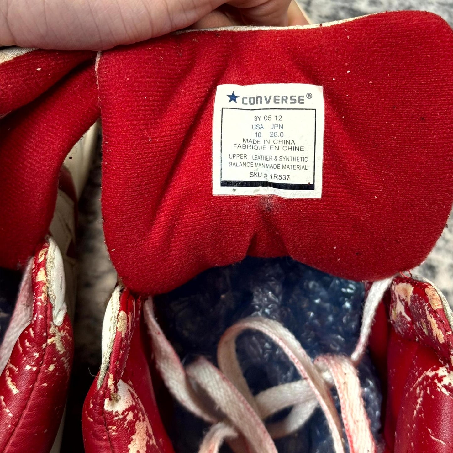 SS06 Number Nine Converse Weapon Sneakers