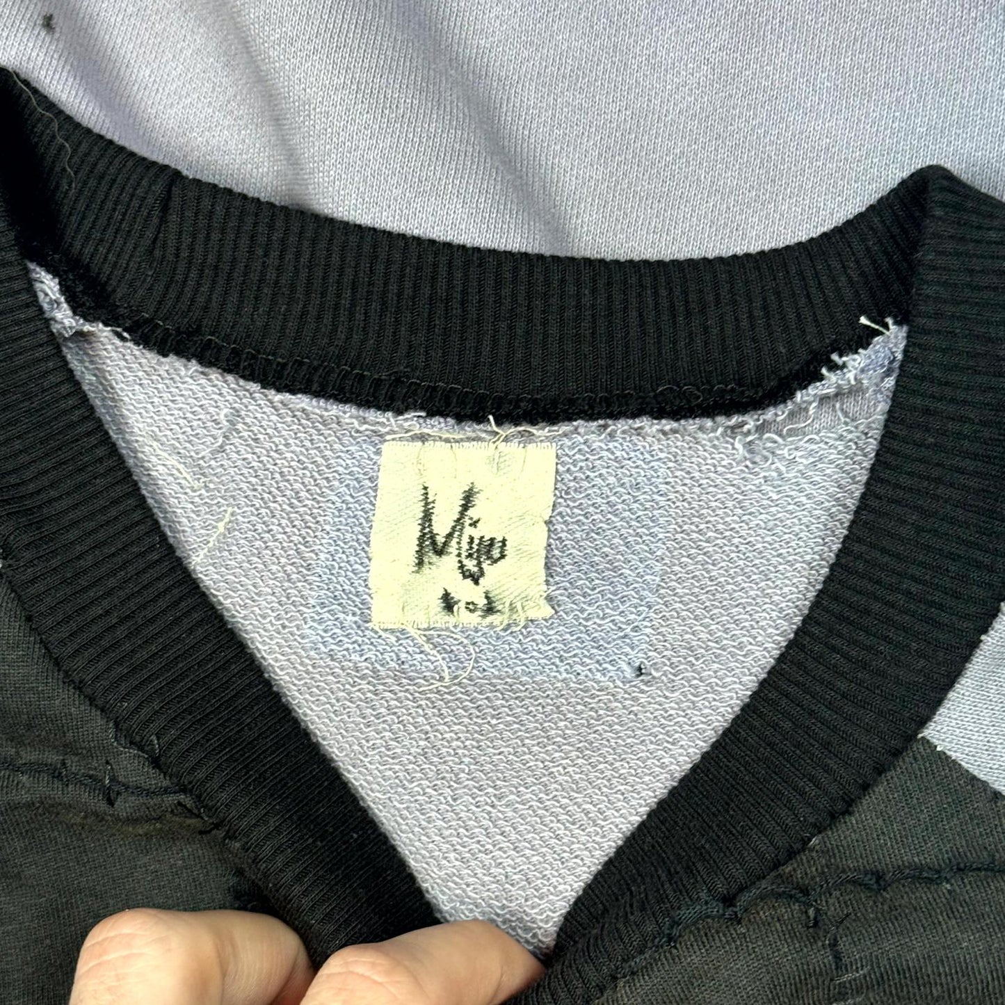 Miju Repairs ‘Lost Youth’ Patchwork Sweatshirt