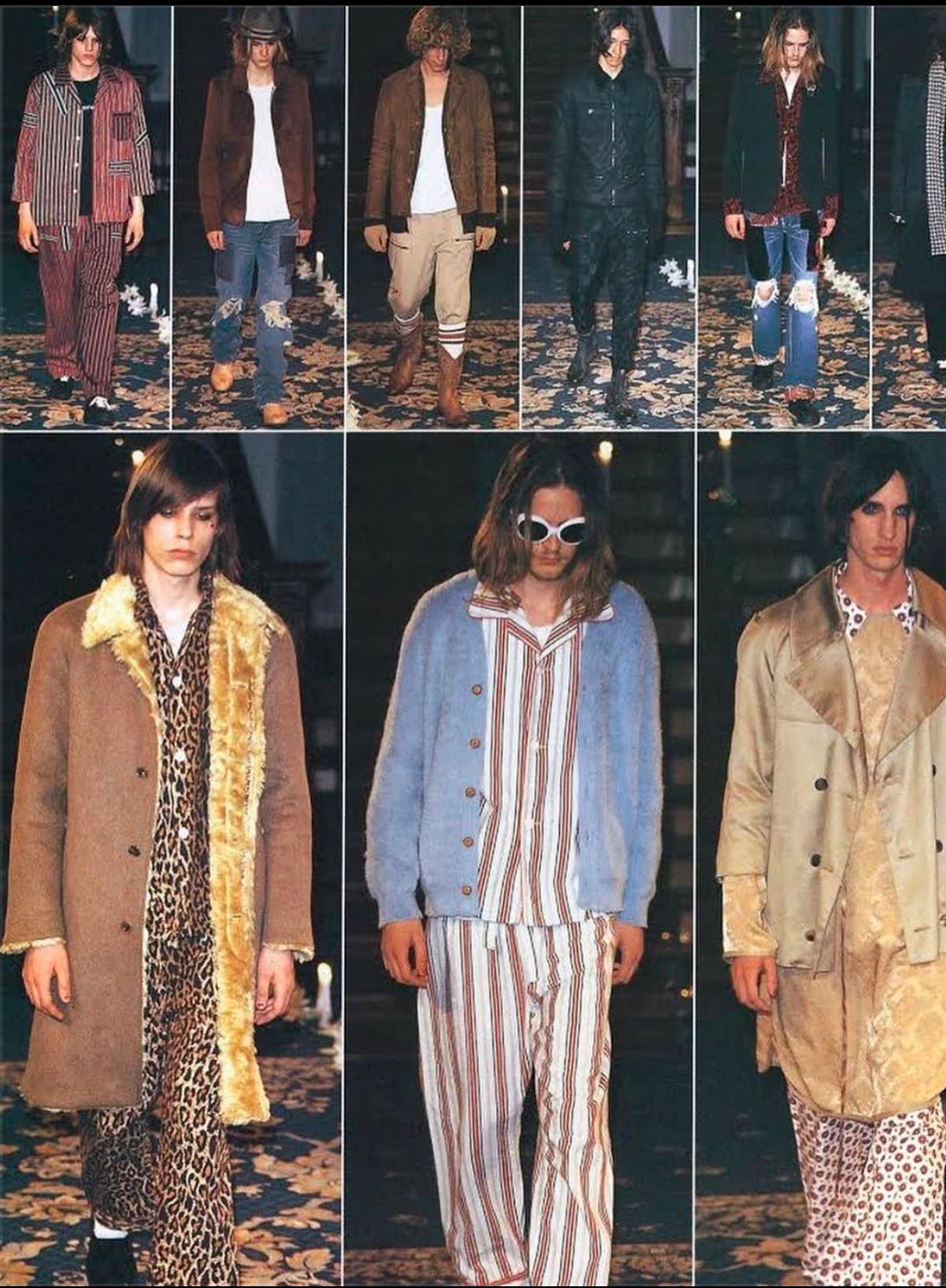 AW03 Number Nine Kurt Patch Denim