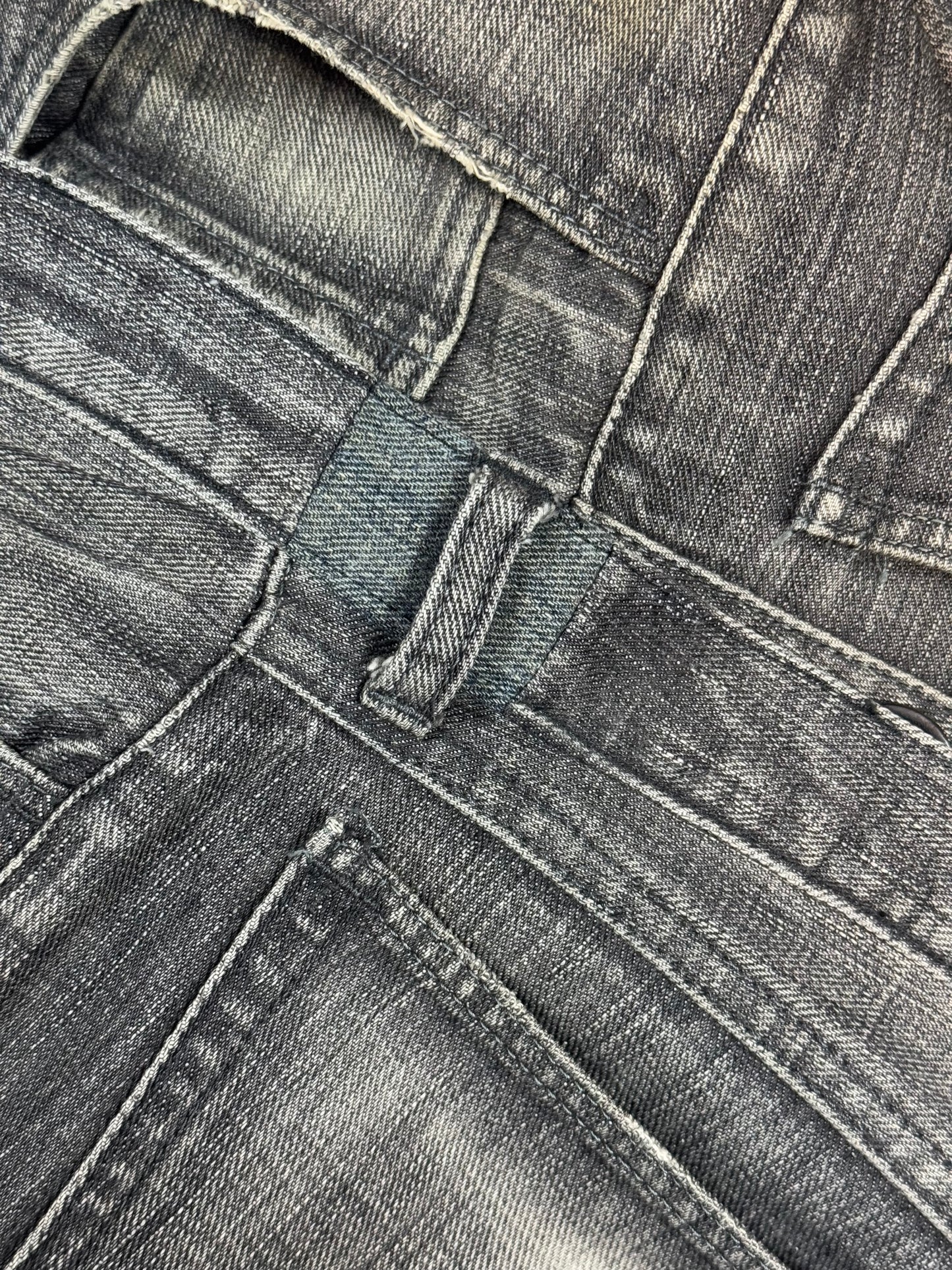 SS05 Number Nine Nightcrawler Patch Denim