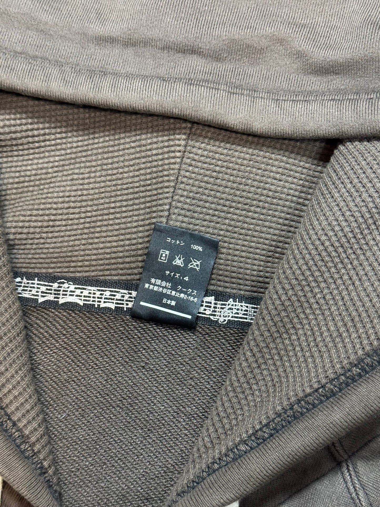 Number Nine Crying Hearts Cargo Zip Up Hoodie