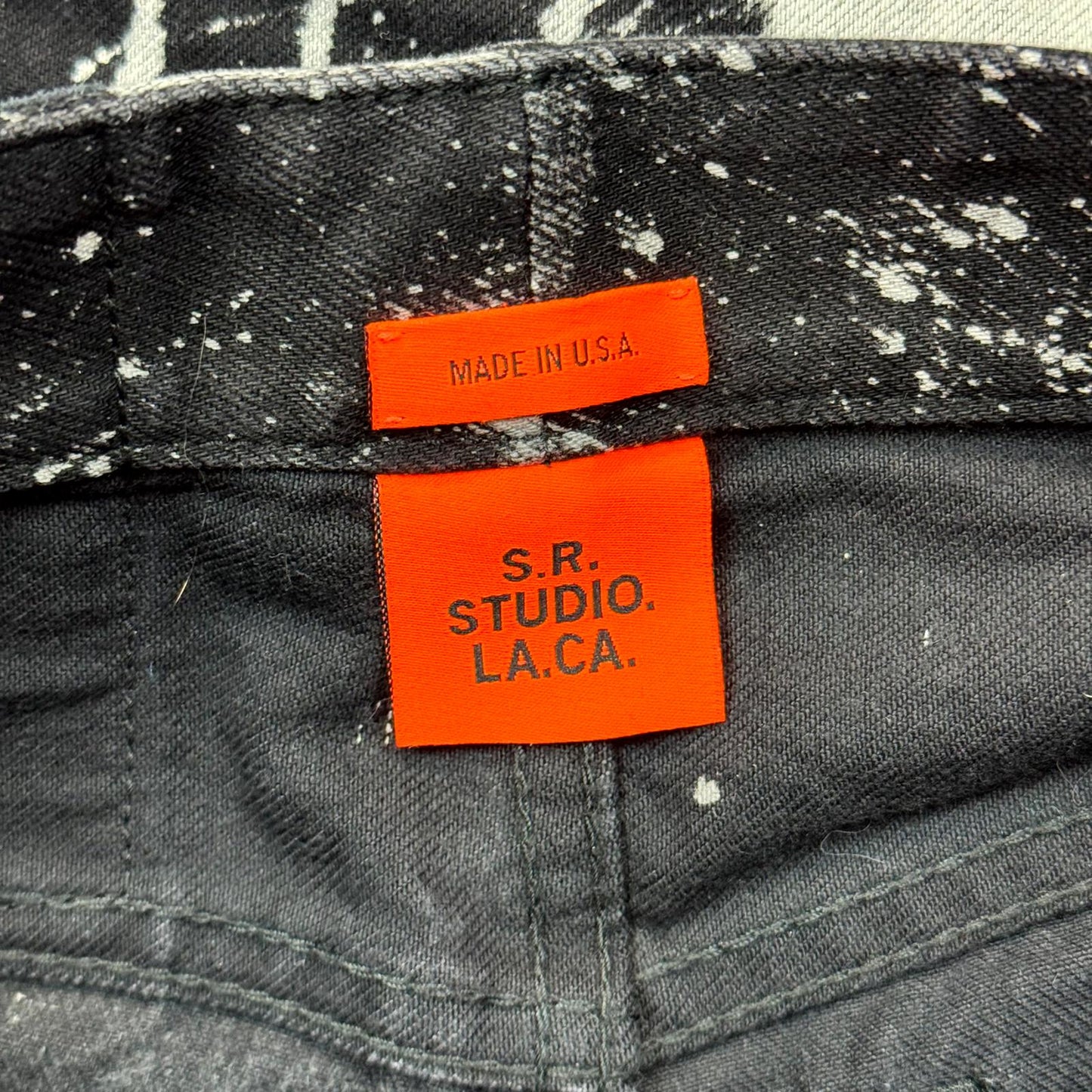 Sterling Ruby Black Soto Tie Dye Denim
