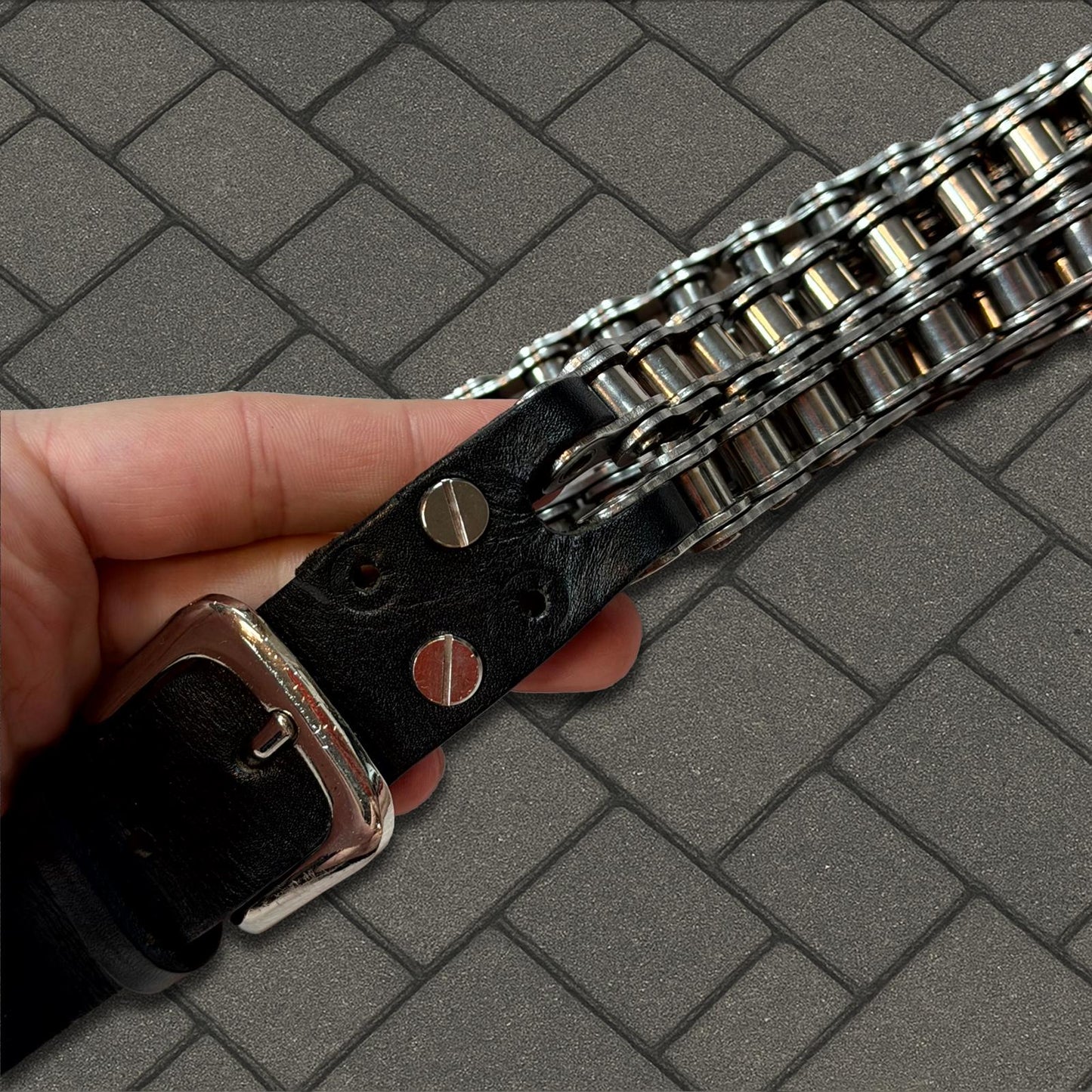 AW10 Balmain Bike Chain Belt