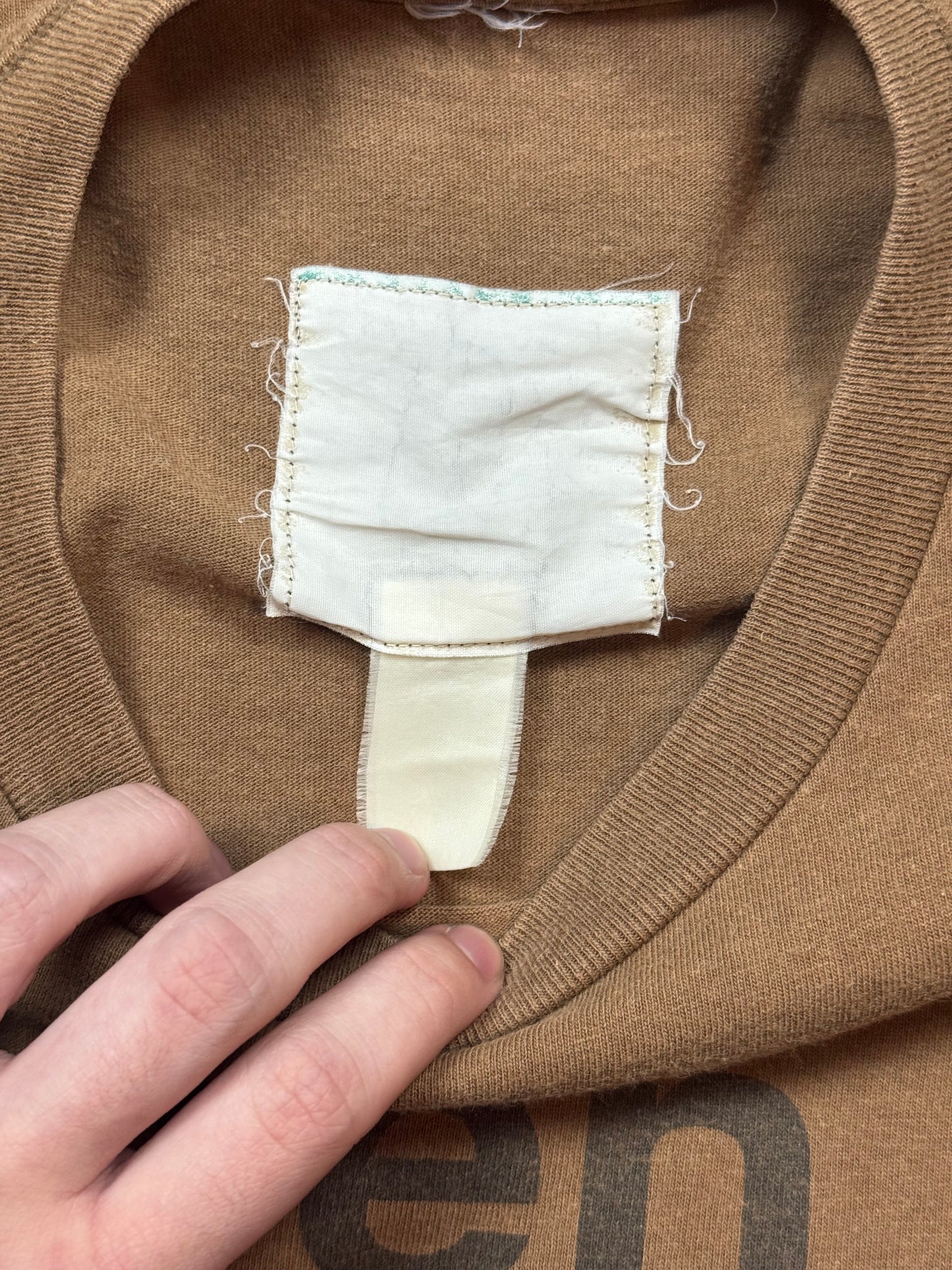 AW99 Undercover “Ambivalence” Brown Ten Tee