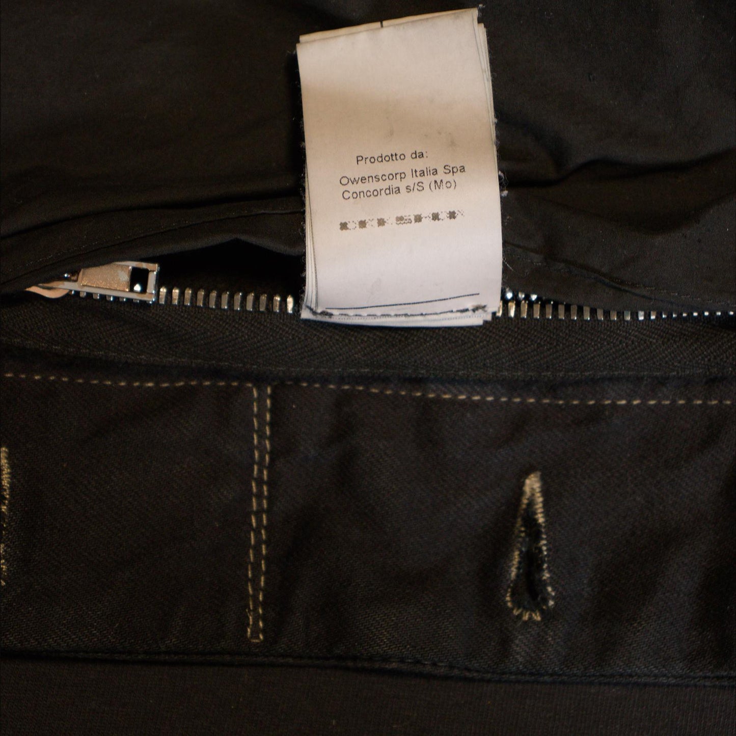 FW16 Rick Owens Waxed Slave Jacket