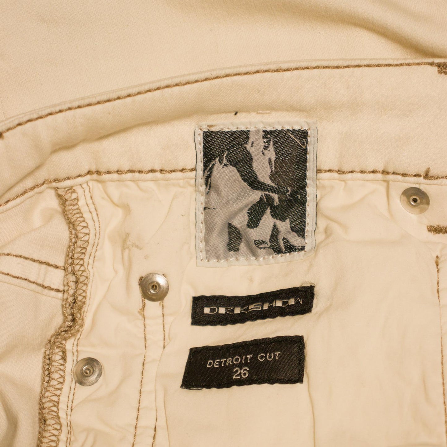 Rick Owens “Natural” Detroit Cut Denim