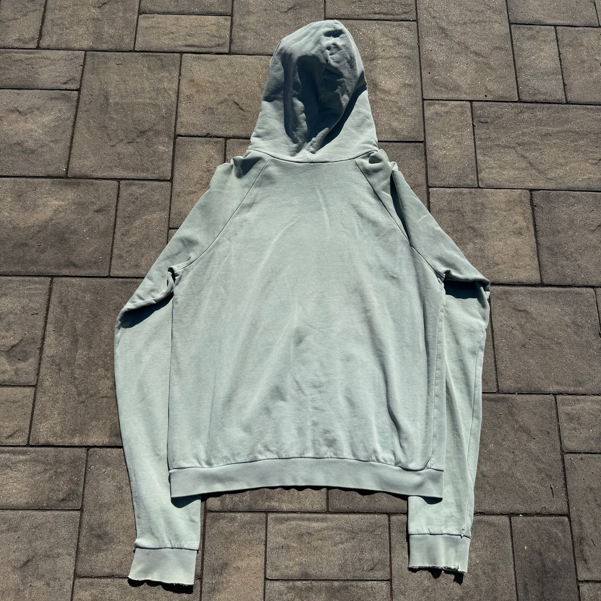 AW04 Raf Simons Mint Reverse Paisley Hoodie