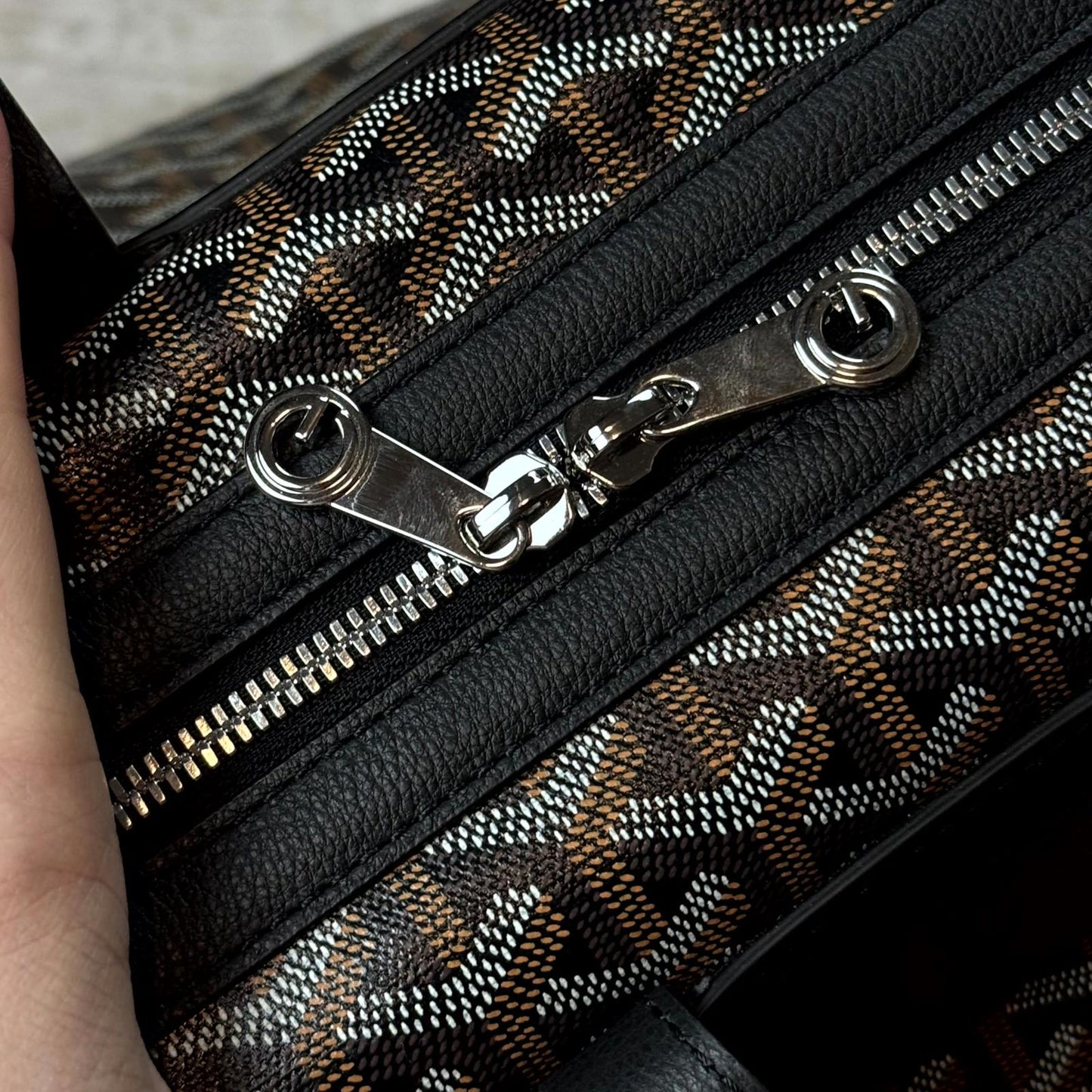 Goyard Black Cisalpine Backpack