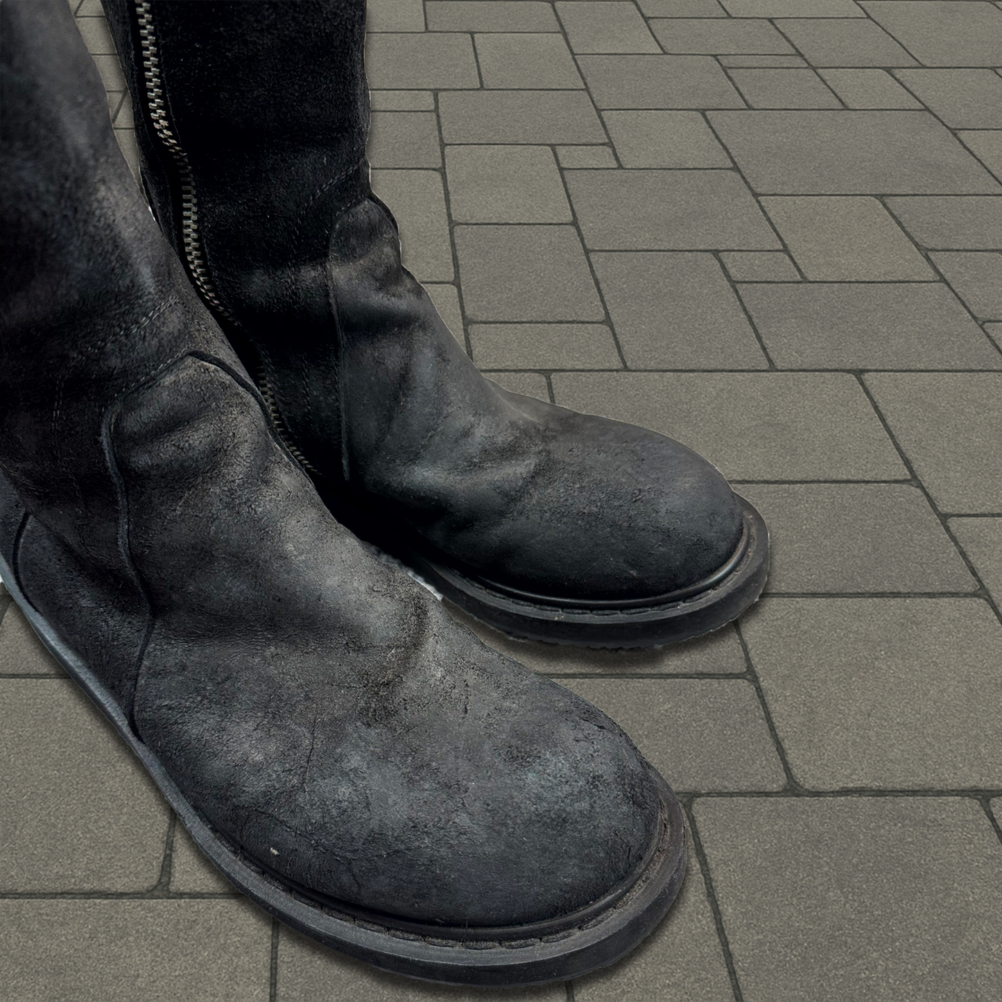 AW10 Rick Owens Blistered Creeper Boots