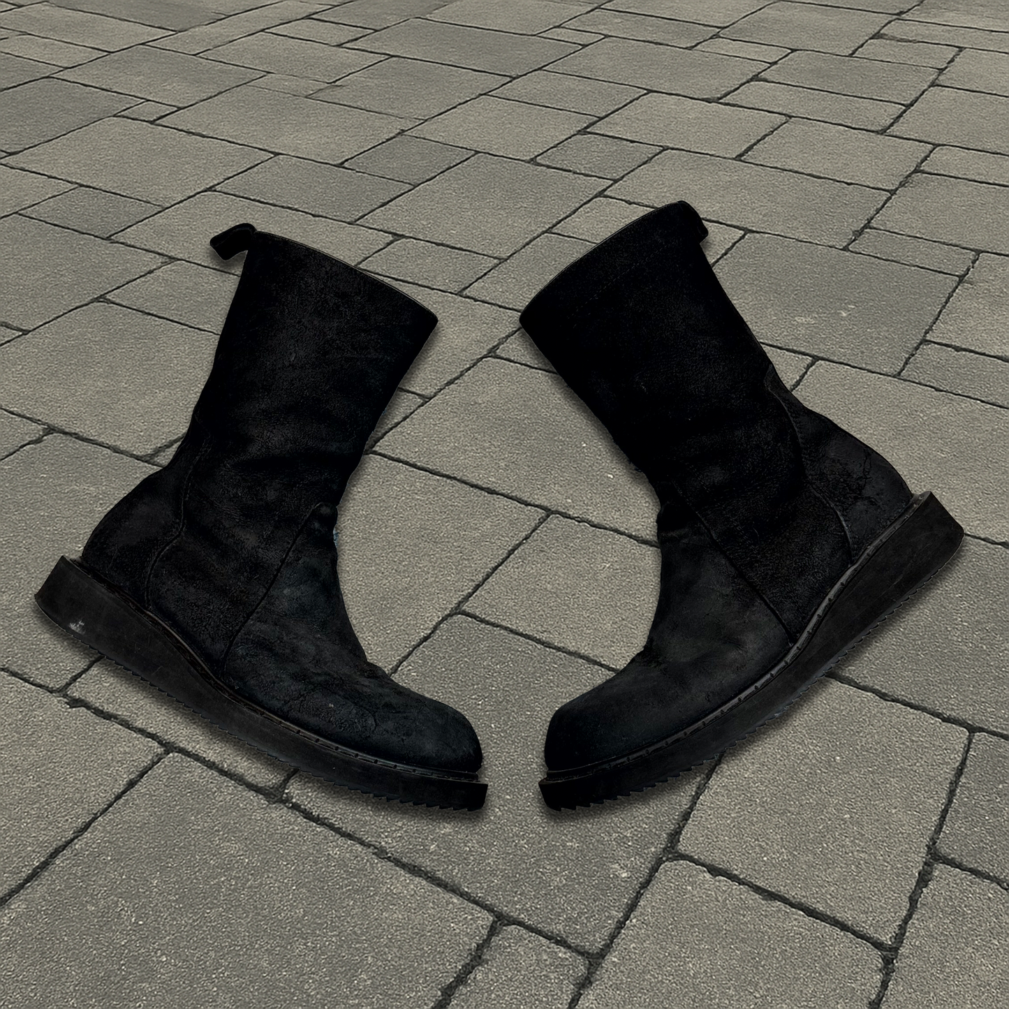 AW10 Rick Owens Blistered Creeper Boots