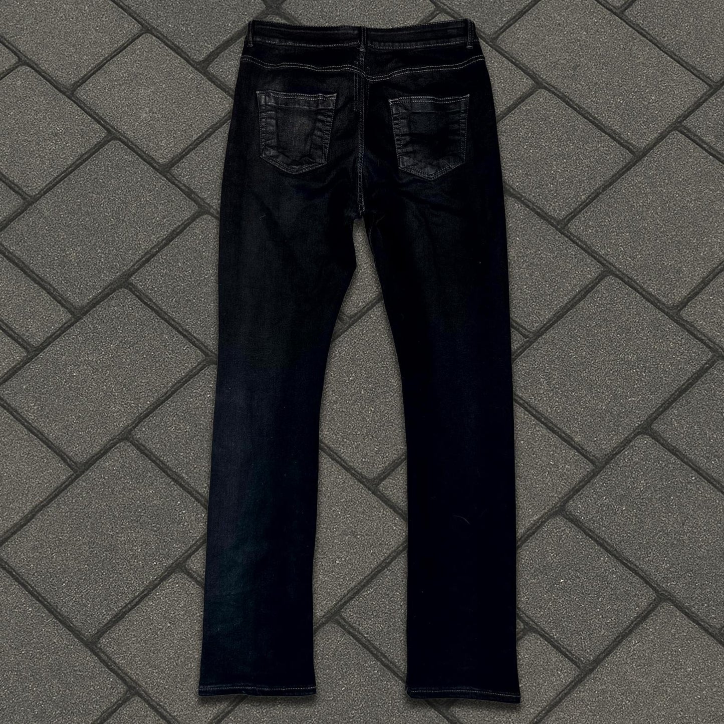 Rick Owens Drkshdw Light Wax Detroit Cut Denim