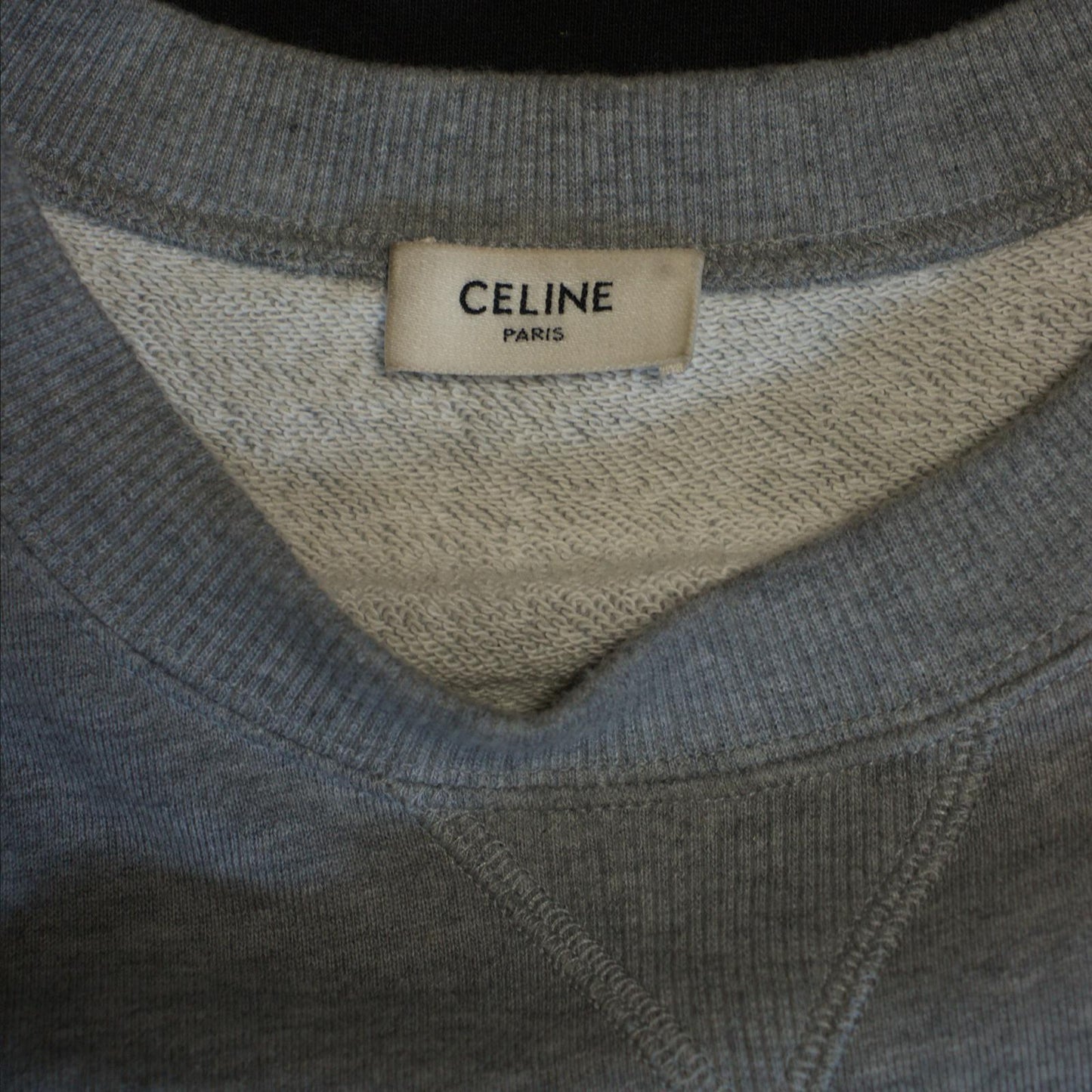 Celine Grey Colligate Crewneck