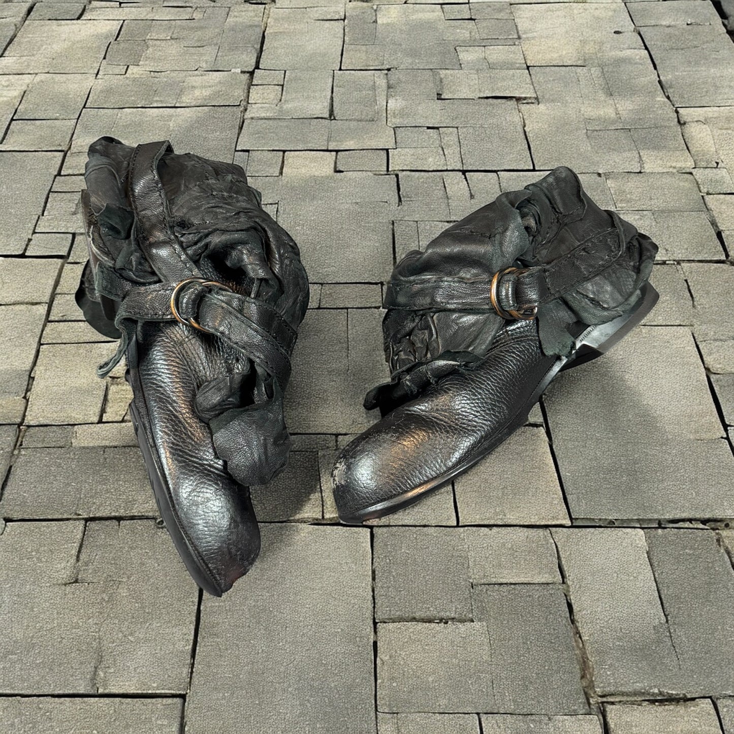 Yasuyuki Ishii Foldable Combat Boots