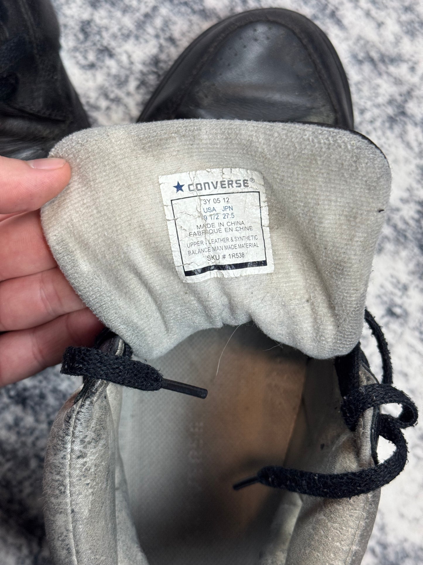 SS06 Number Nine Converse Sneakers