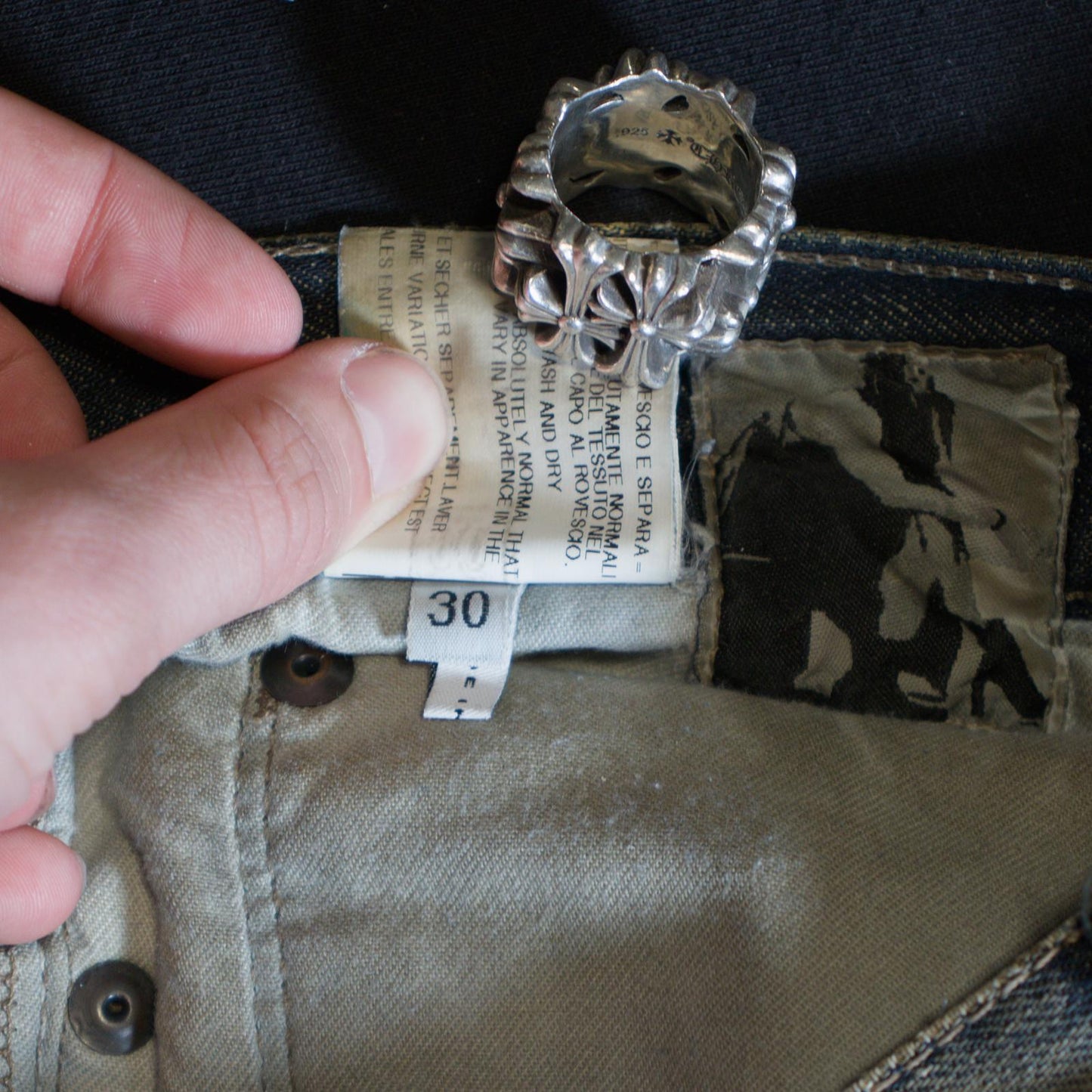 FW07 Rick Owens Dust Detroit Cut Denim