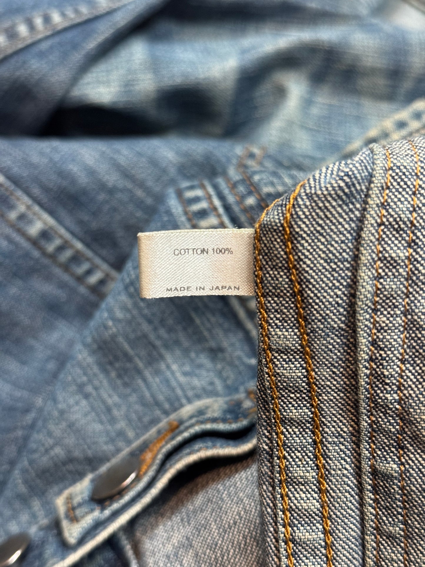 SS02 “Modern Age” Number Nine Slogan Denim Jacket