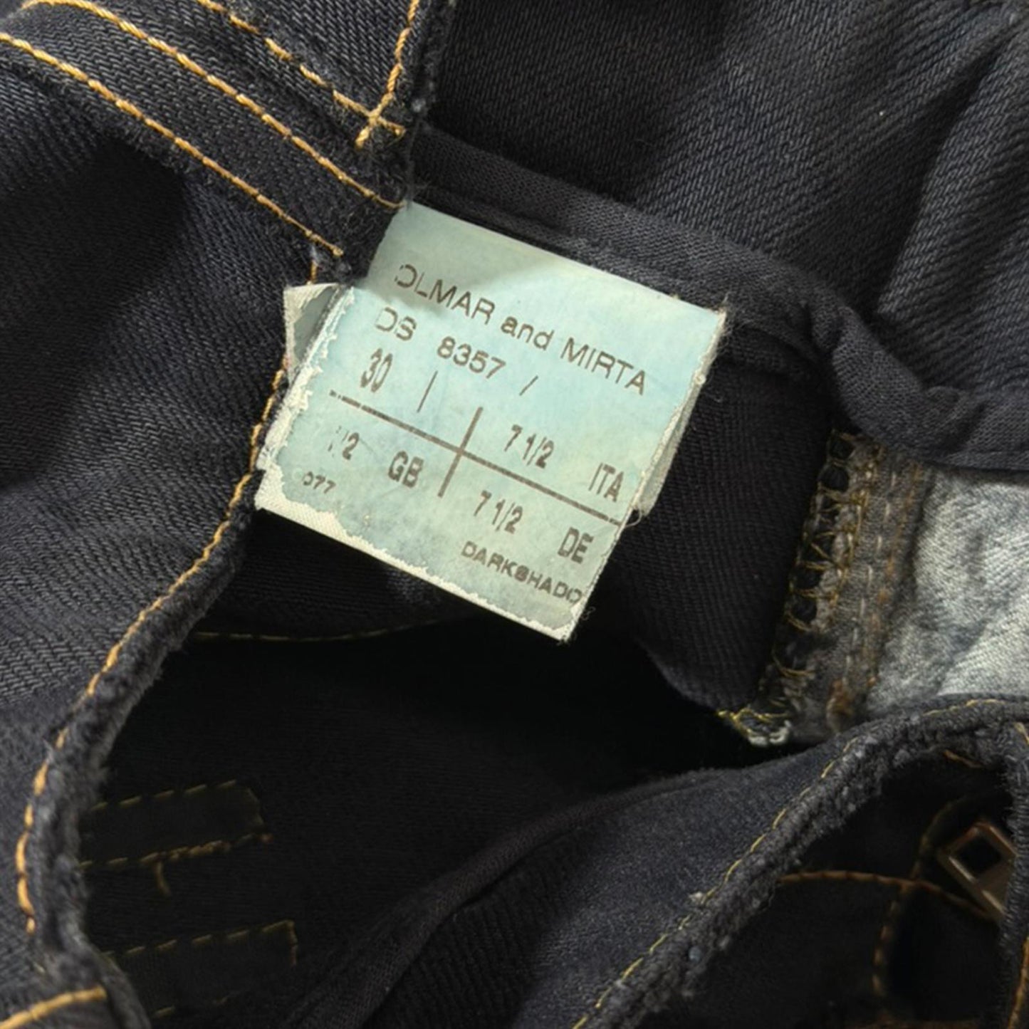 SS07 Rick Owens Counterstitch Double Layered Aircut Denim
