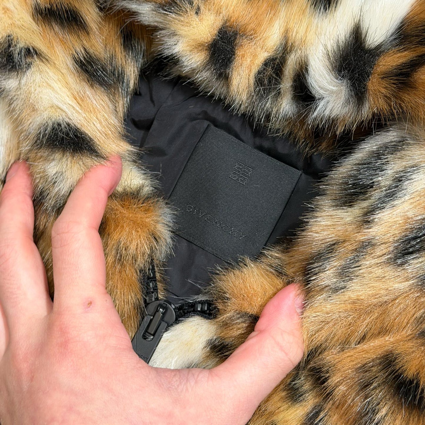 Givenchy Leopard Fur Jacket