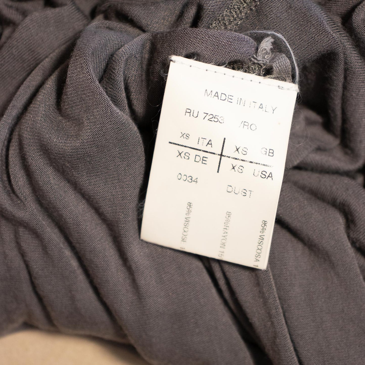 SS09 Rick Owens Dust Tee