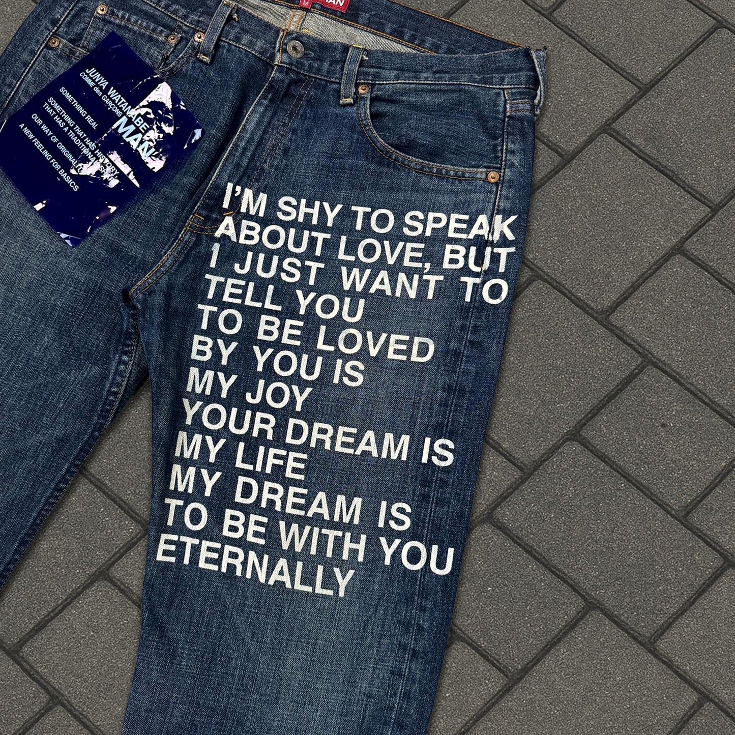 SS02 Junya Watanabe Poem Denim