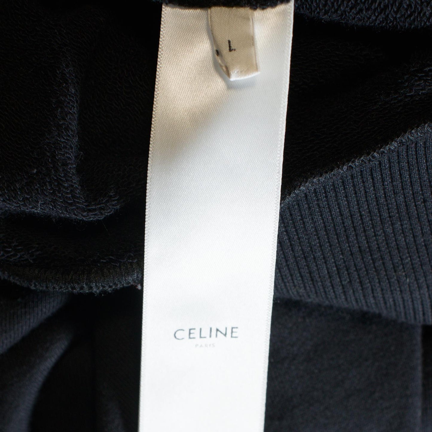 Celine Logo Zip Up Hoodie