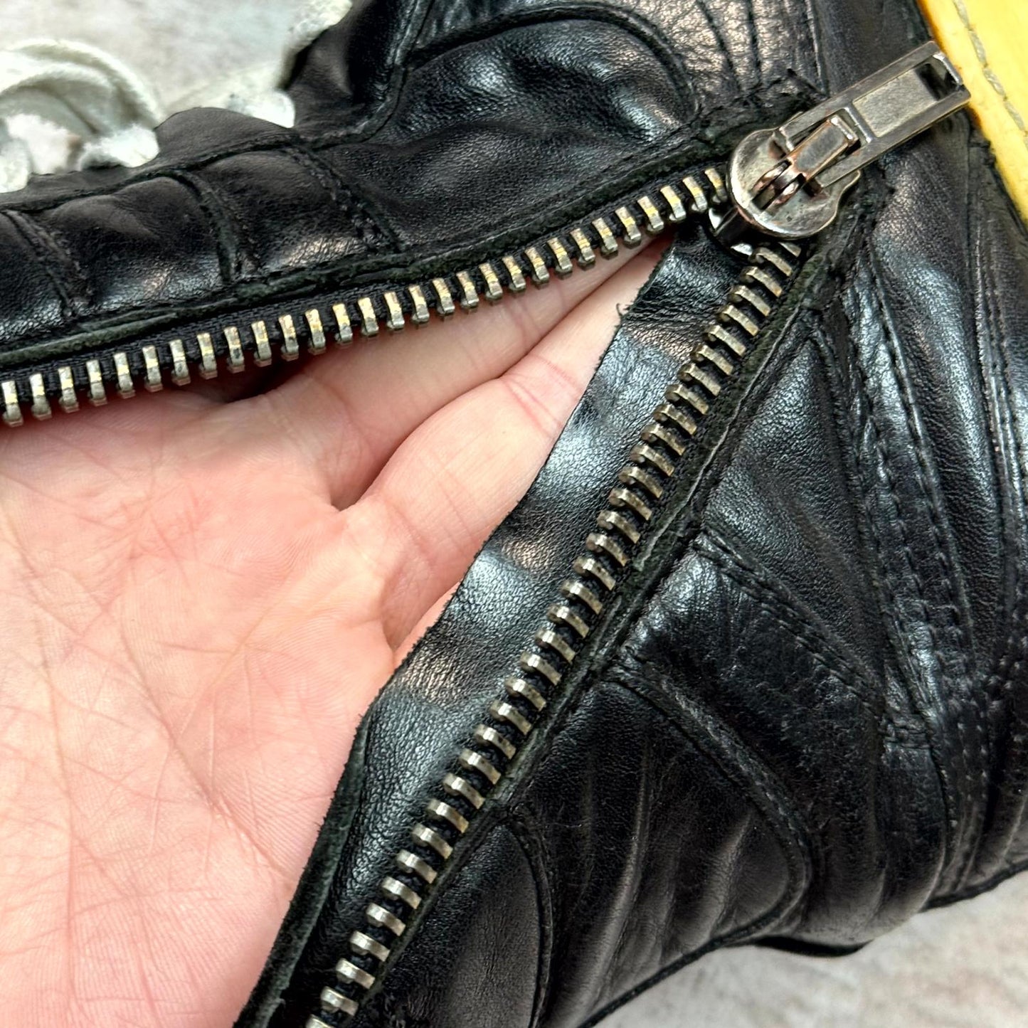 AW06 Rick Owens Black Leather Dunks