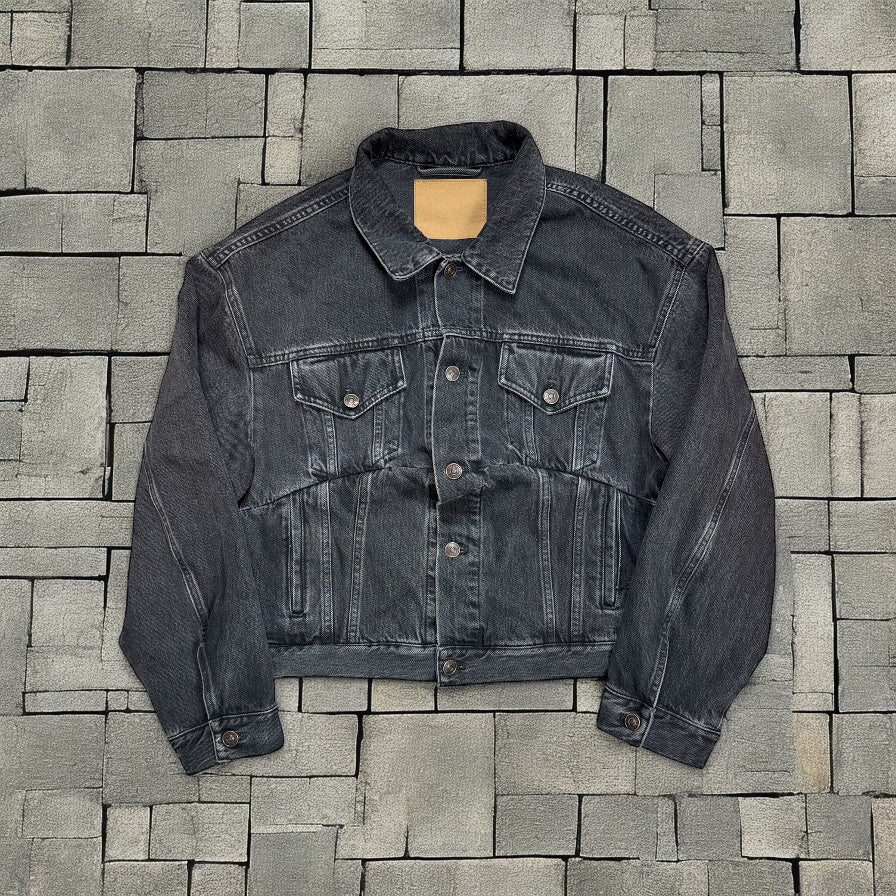FW16 Balenciaga Swing Trucker Denim Jacket