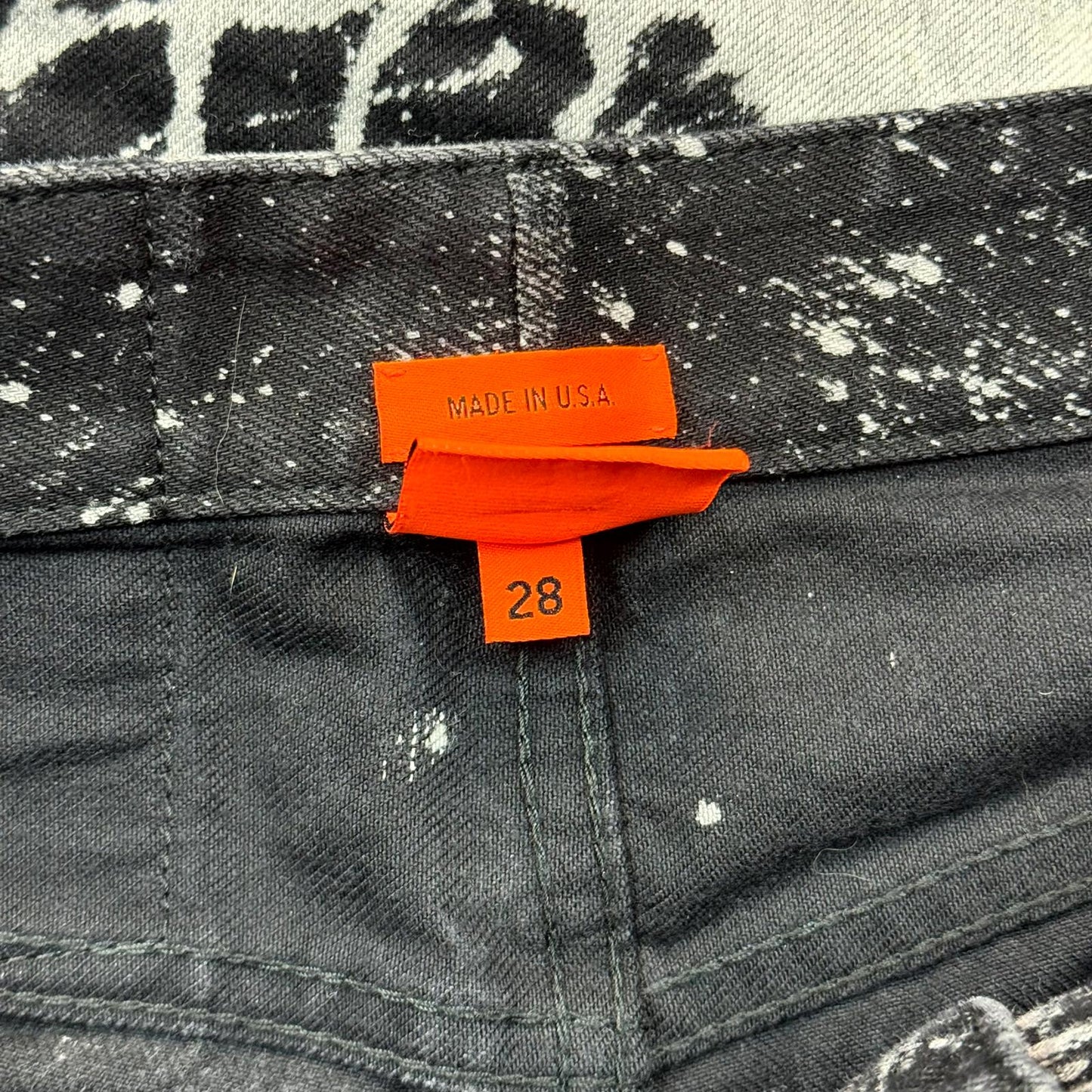 Sterling Ruby Black Soto Tie Dye Denim