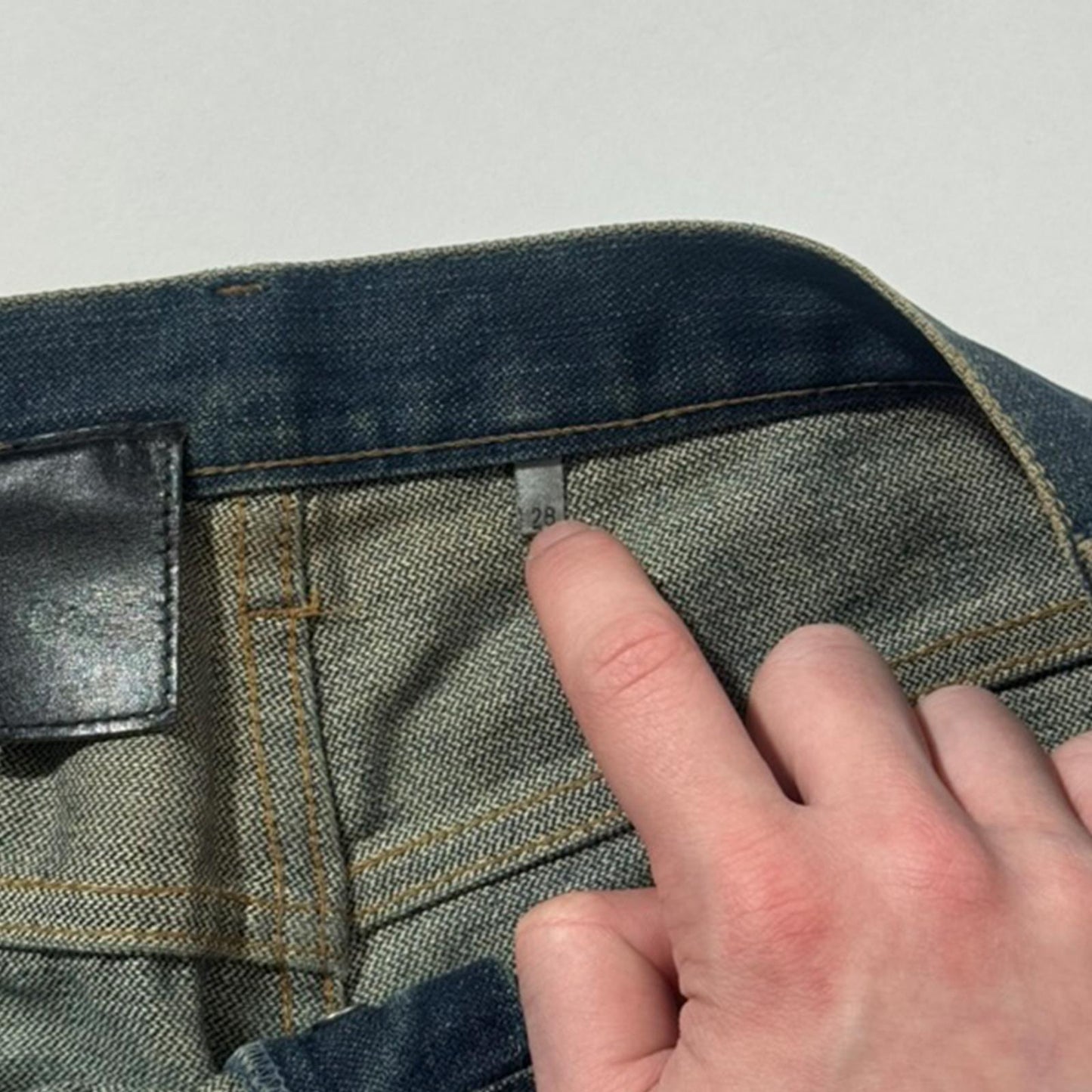 AW04 Dior Homme Rust Denim