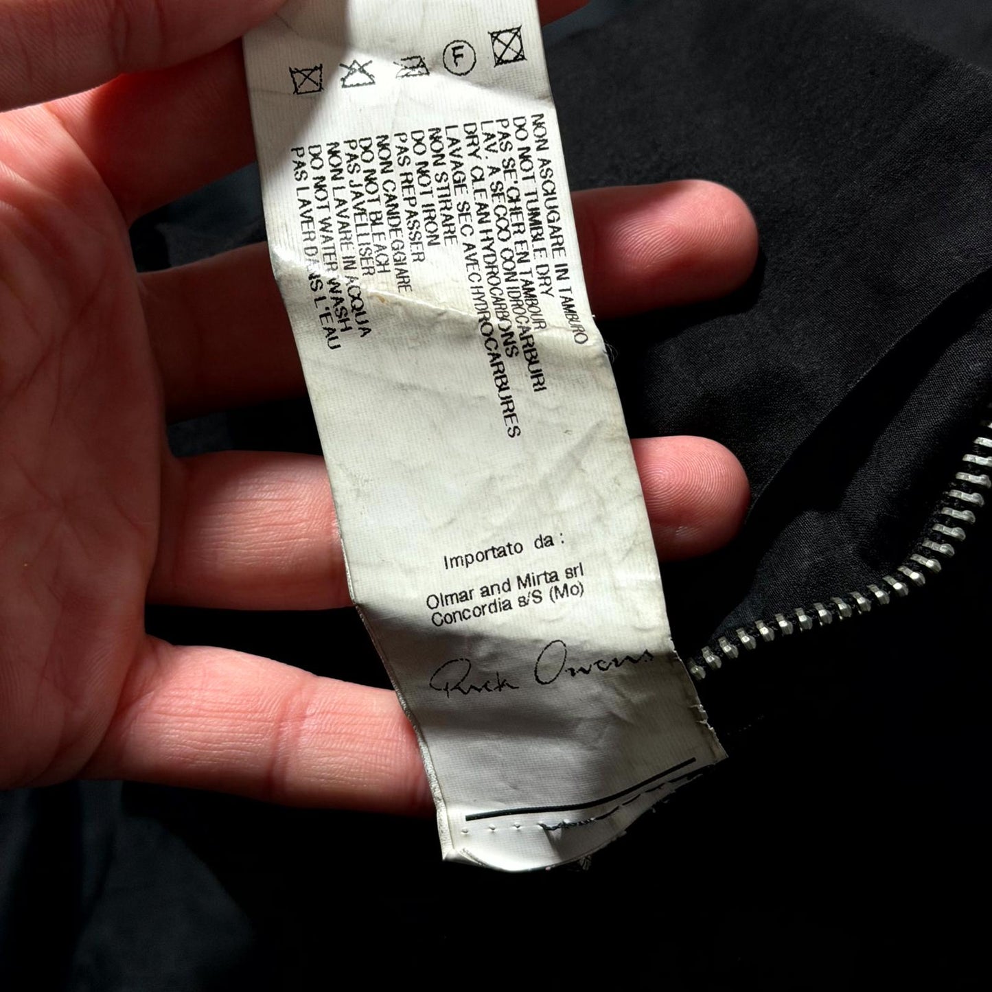 FW07 Rick Owens Leather Stooges Jacket