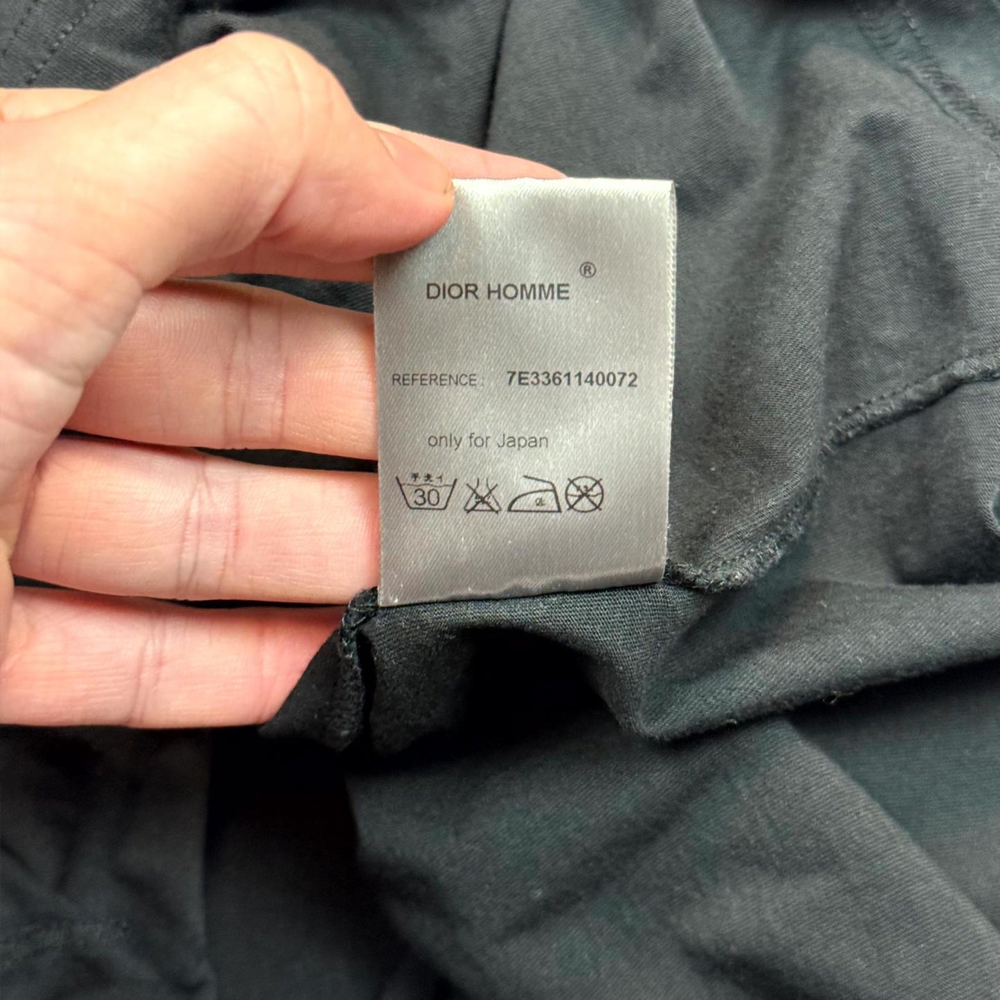 SS07 Dior Homme Black Bruce Lee Tee