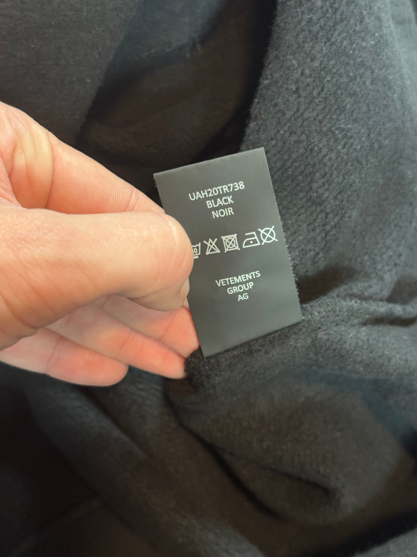 AW20 Vetements Swine Flu Hoodie