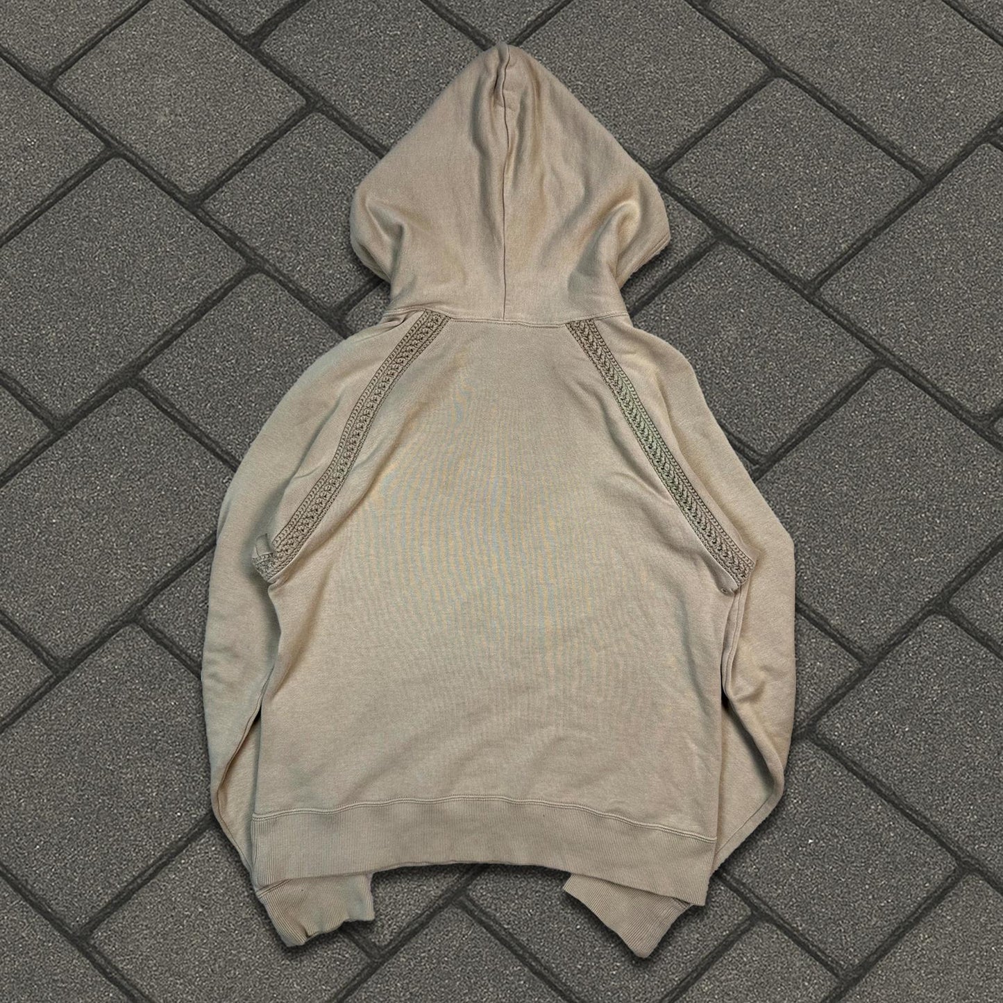 AW03 Number Nine Beige Rope Hoodie