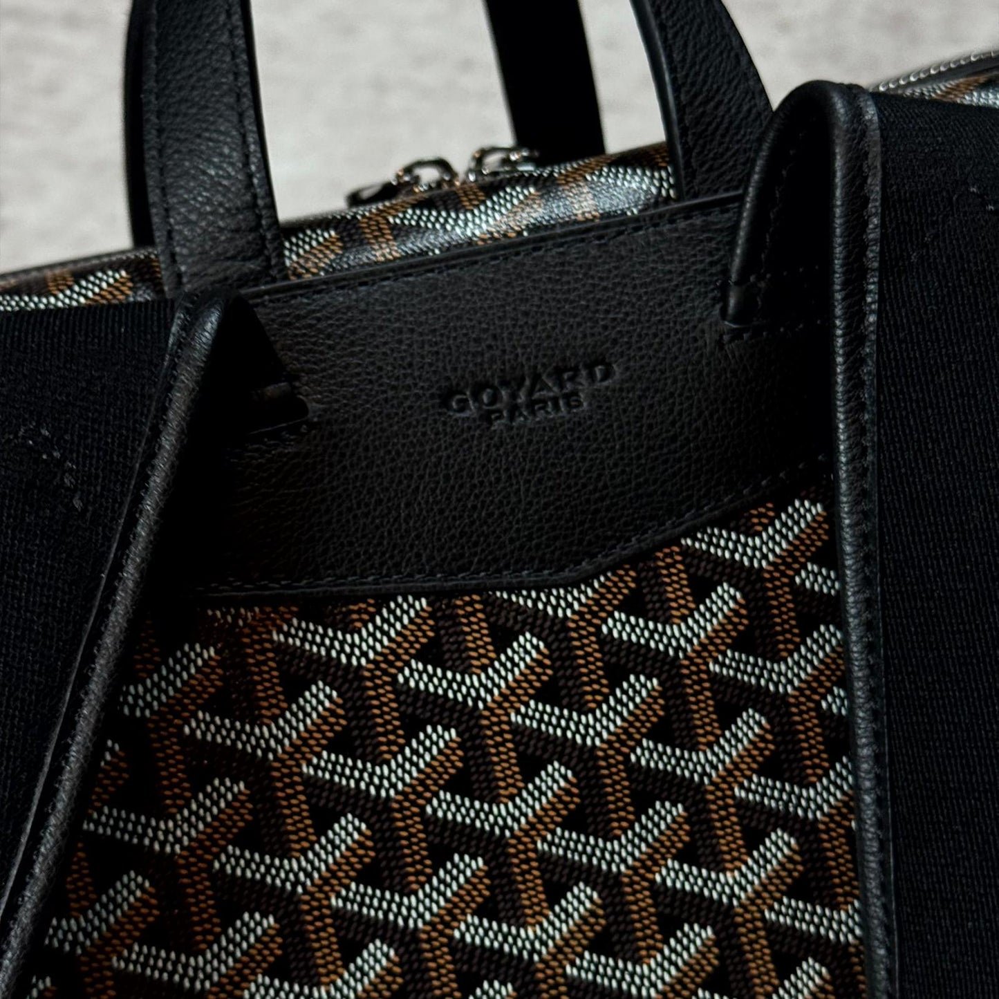 Goyard Black Cisalpine Backpack