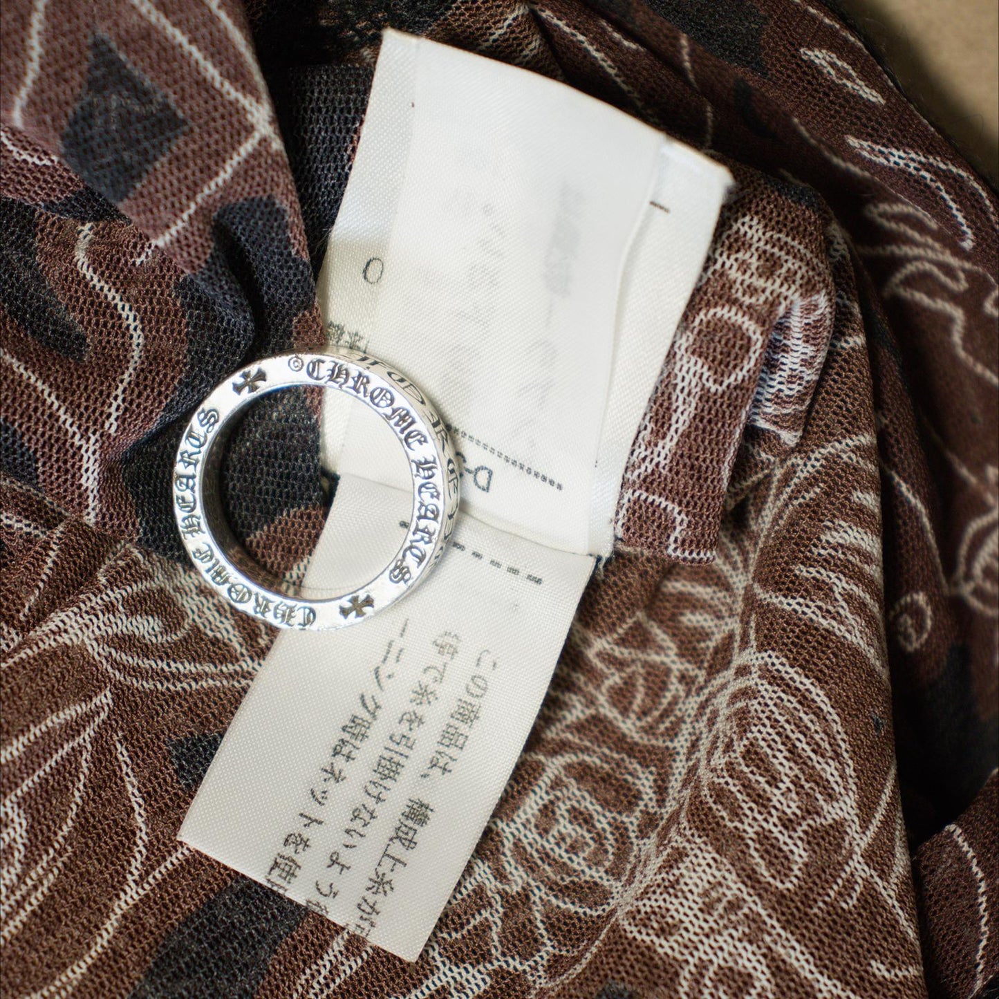 90’s Jean Paul Gaultier ‘Faces’ Mesh Longsleeve
