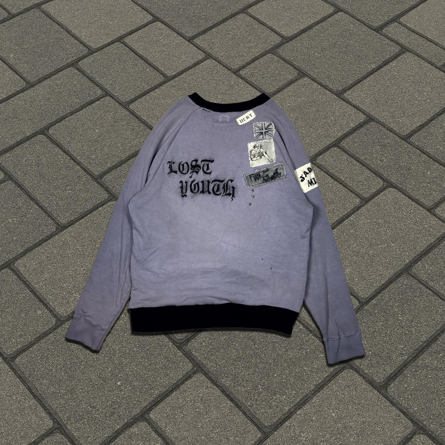 Miju Repairs ‘Lost Youth’ Patchwork Sweatshirt