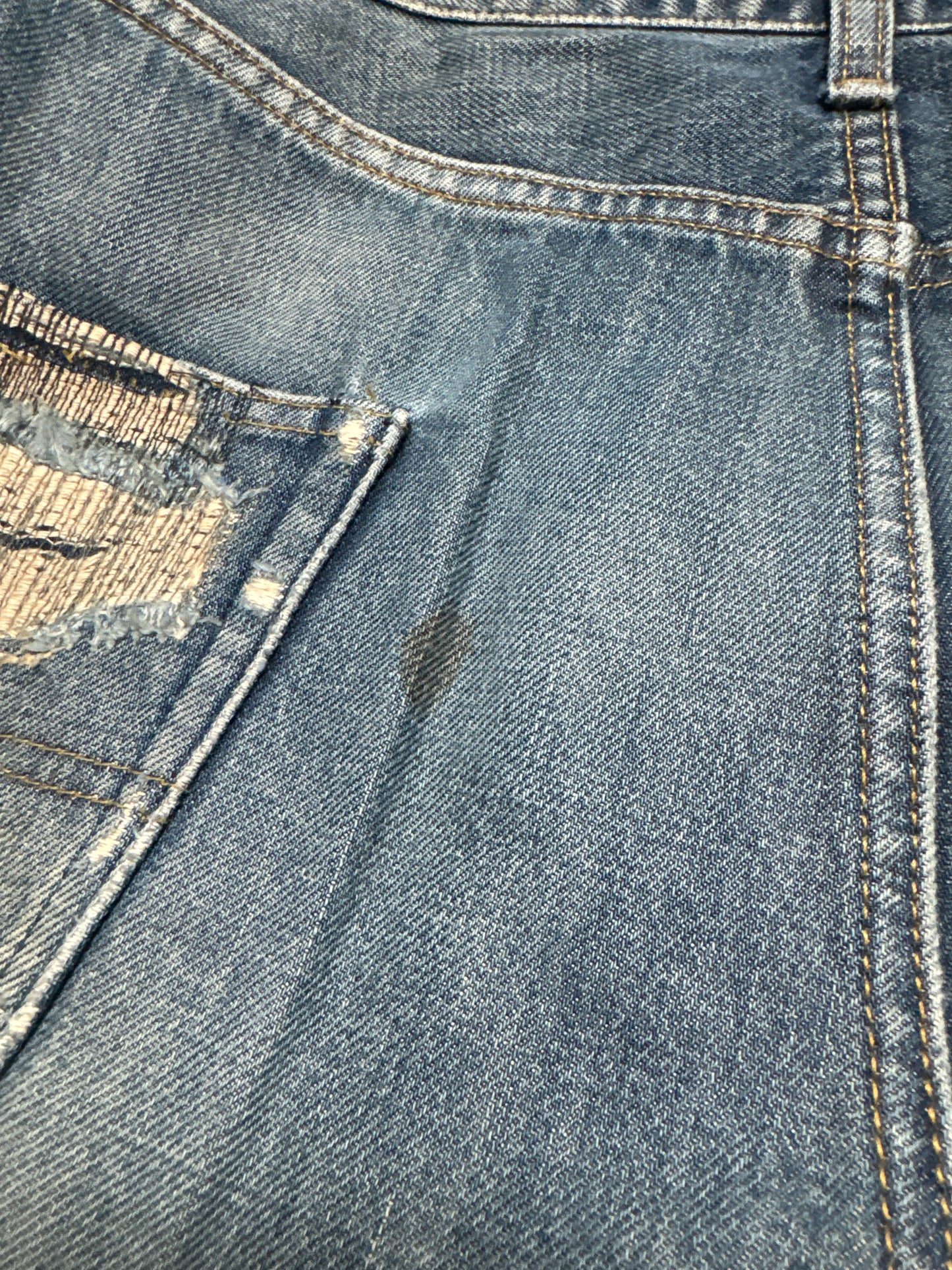 AW05 Undercover Skull Boro Denim