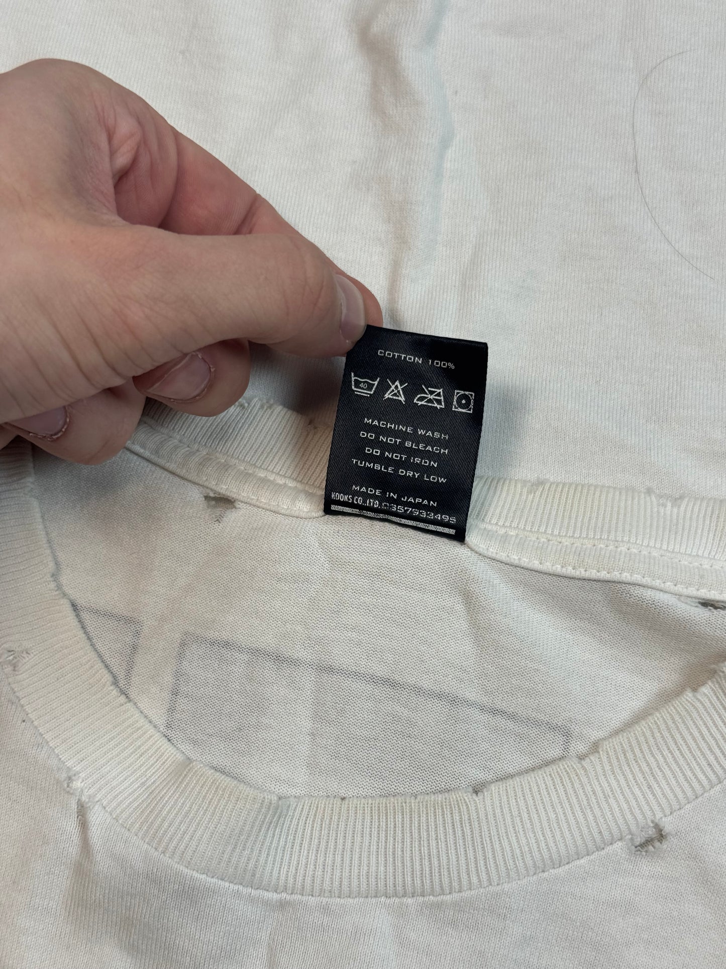 SS05 Number Nine “Hell” Oragami Tee