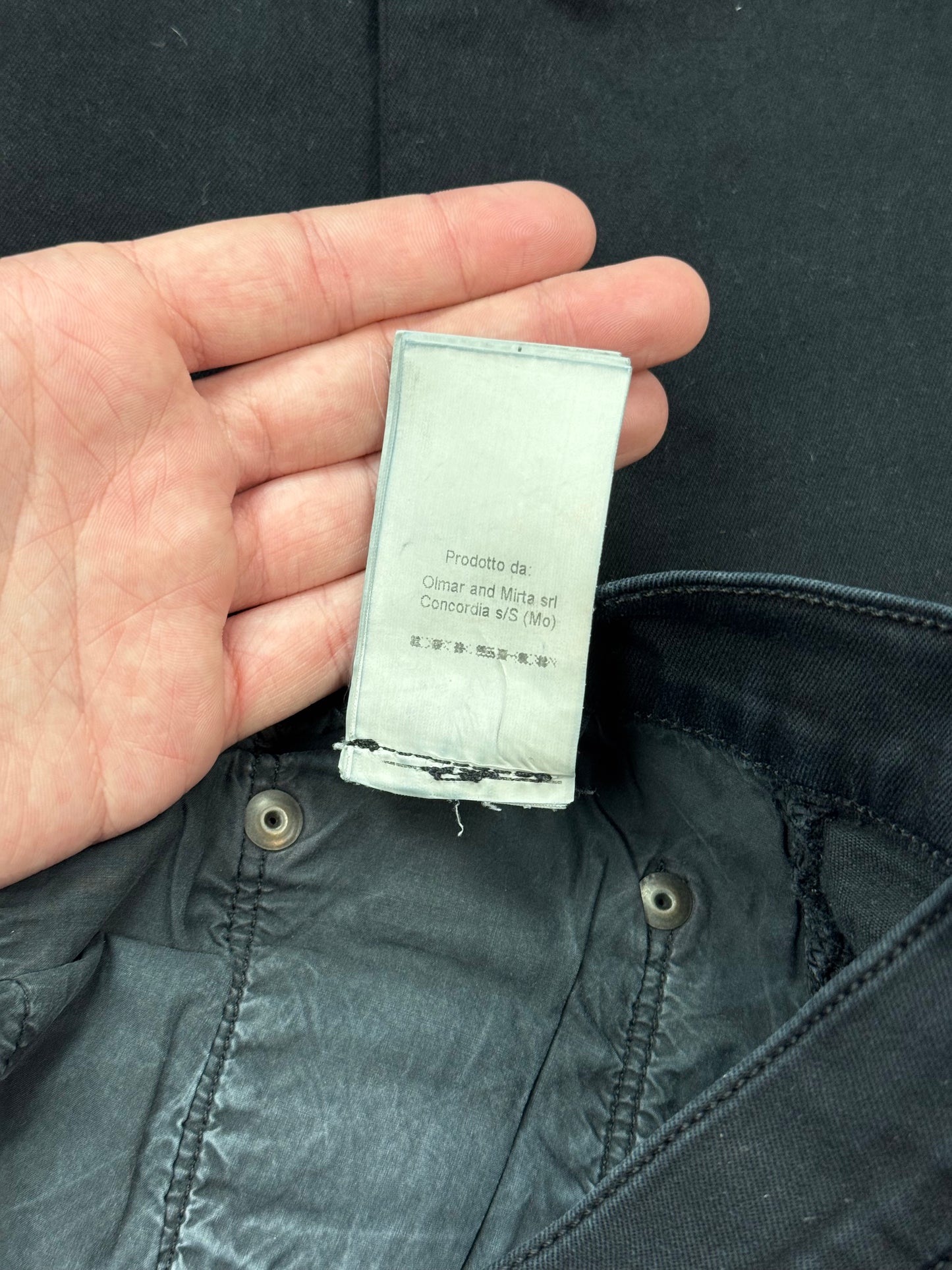 Rick Owens Olmar & Mirta Torrence Cut Denim
