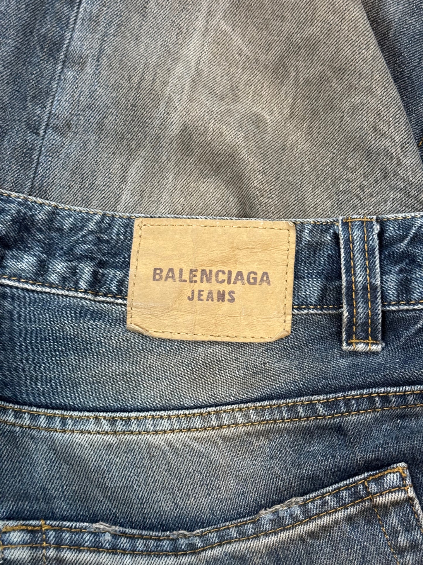 Balenciaga Mud Flared Denim