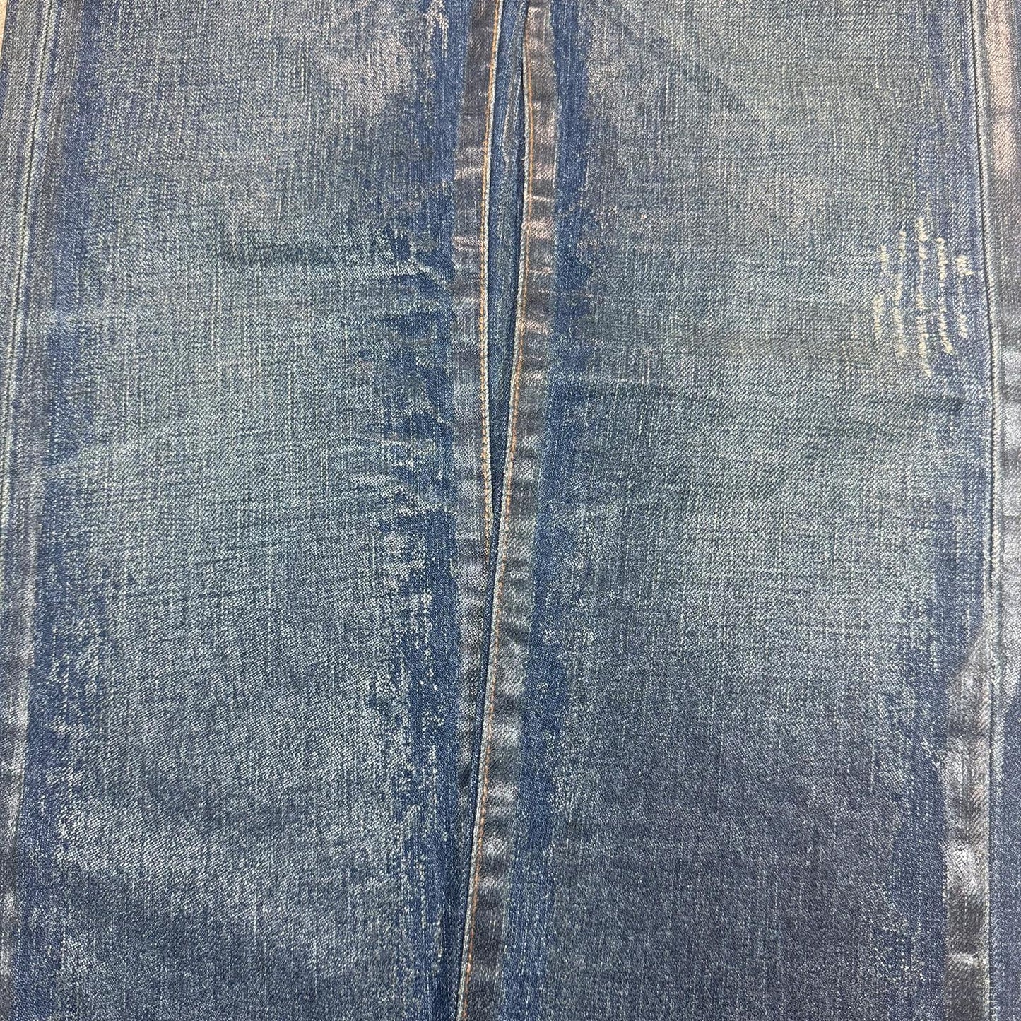 SS07 Dior Homme Blue Waxed Luster Denim
