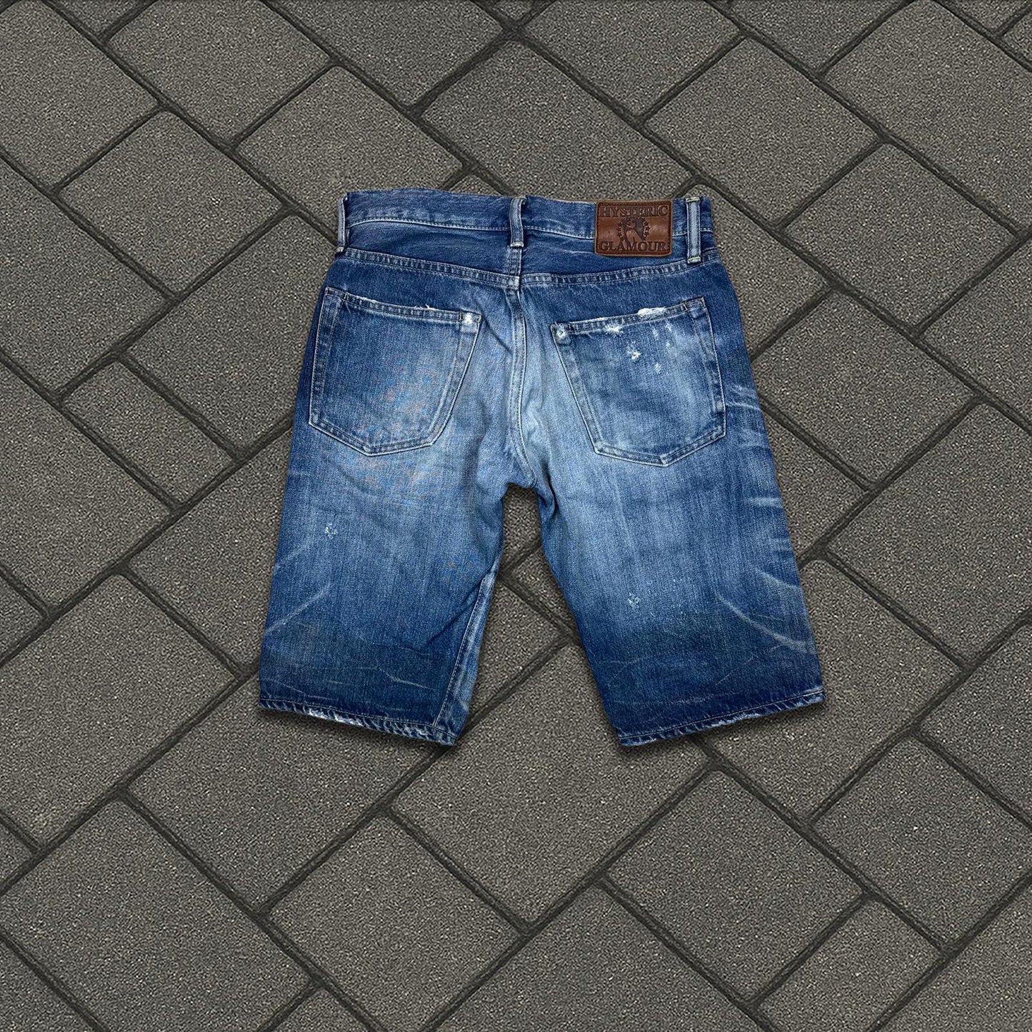 Hysteric Glamour Studded Pocket Denim Shorts