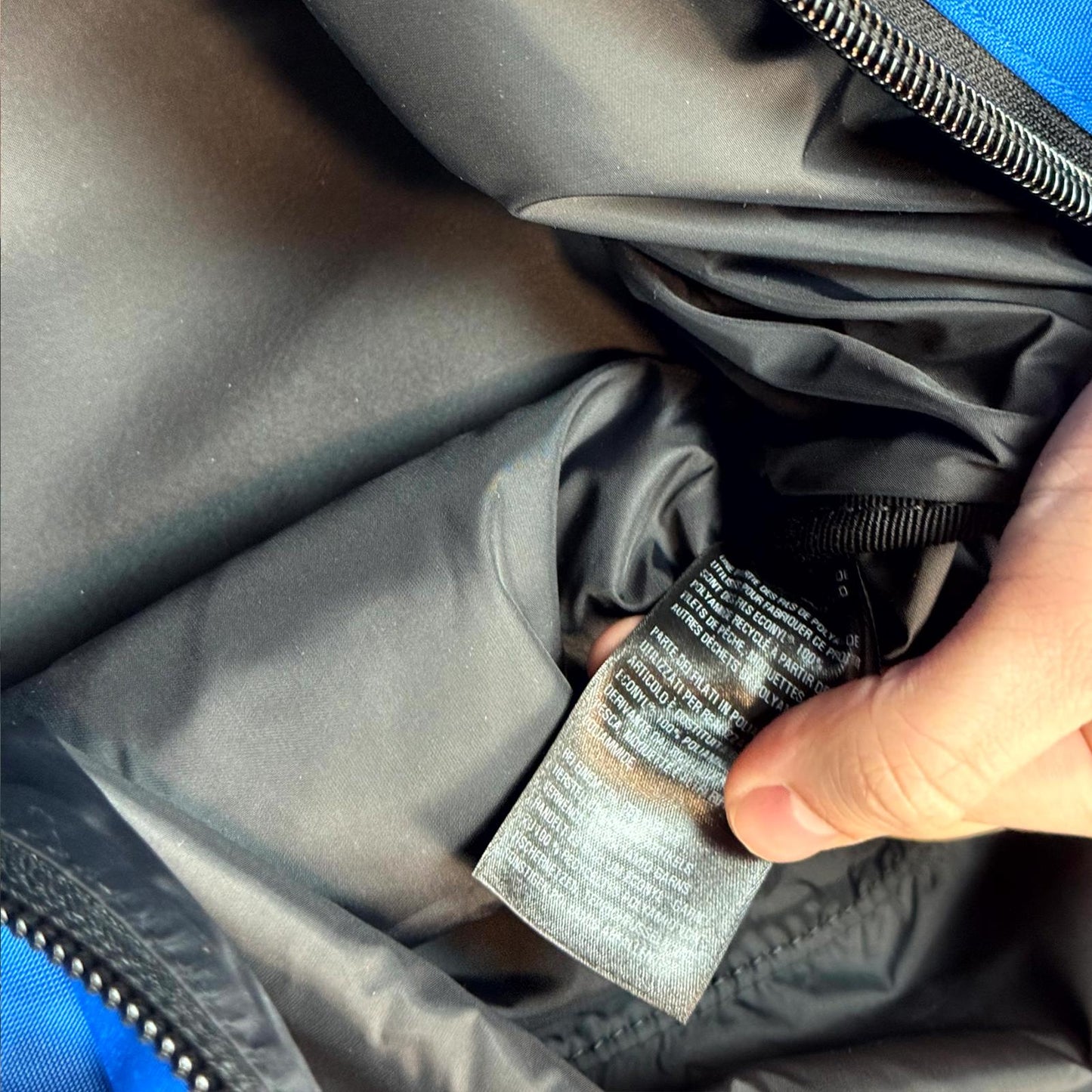 Balenciaga Adidas Trefoil Blue Canvas Duffel Bag